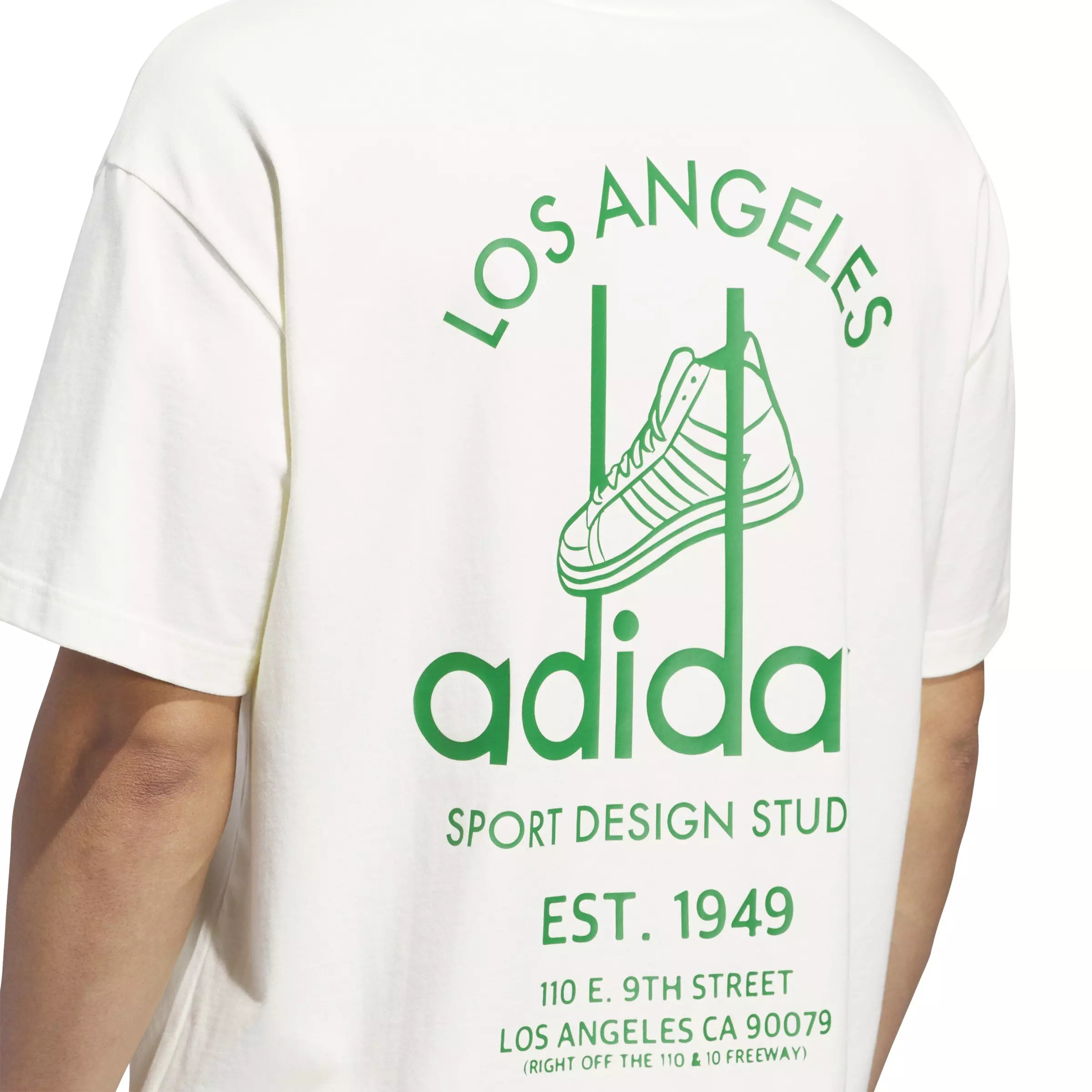 adidas Unisex Adi Sport Design Studio Jabbar Graphic T-Shirt-White - WHITE