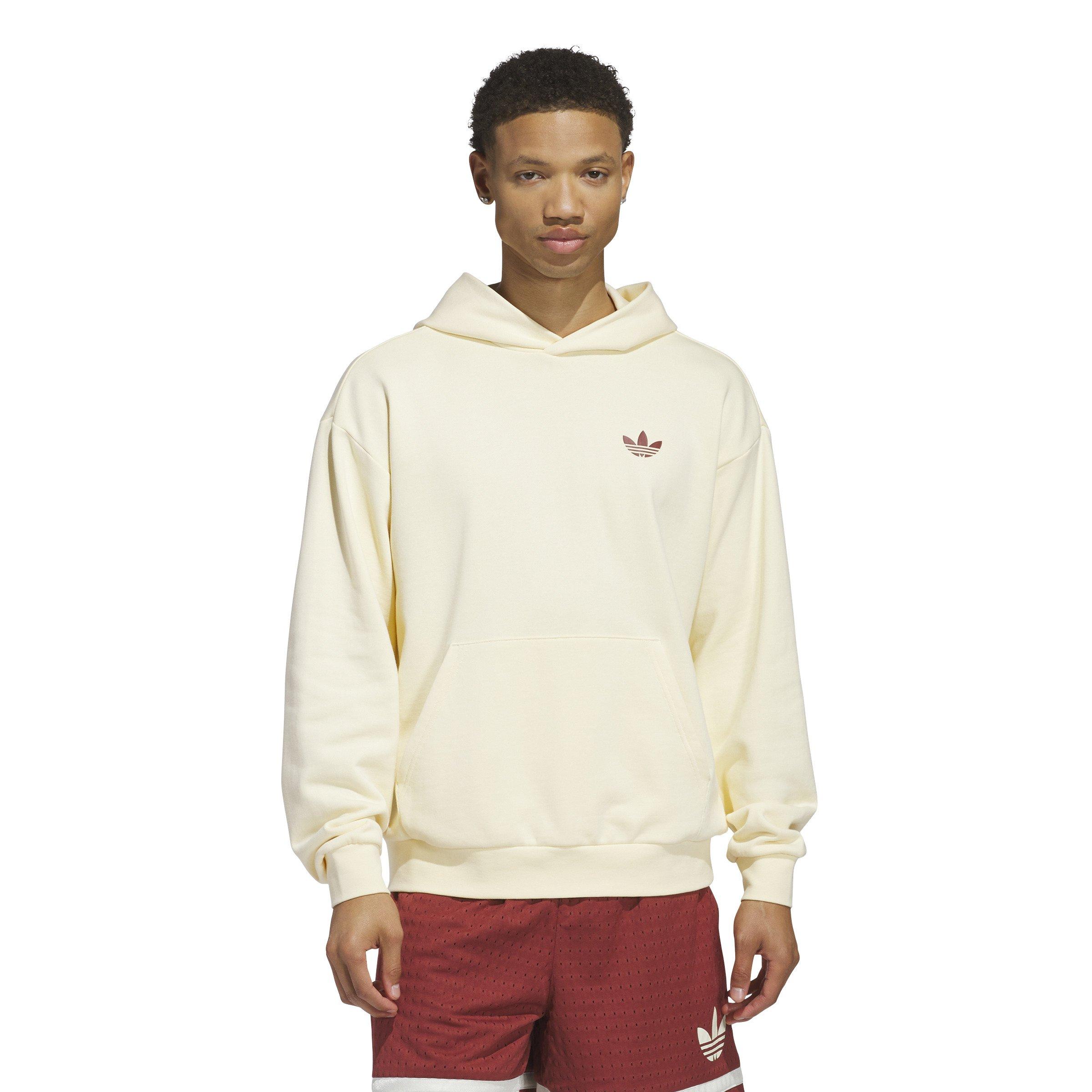 adidas Men's Worldwide Hoops Basketball Hoodie -Yellow - YELLOW Thumbnail View 1