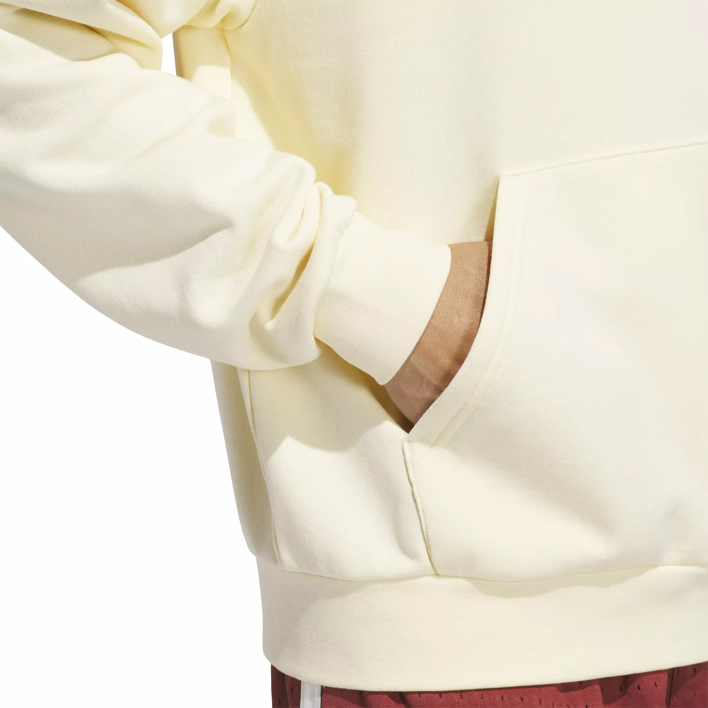 adidas Men's Worldwide Hoops Basketball Hoodie -Yellow - YELLOW