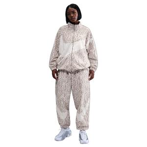 Nike Women's Sportswear Woven Printed Pants - Grey