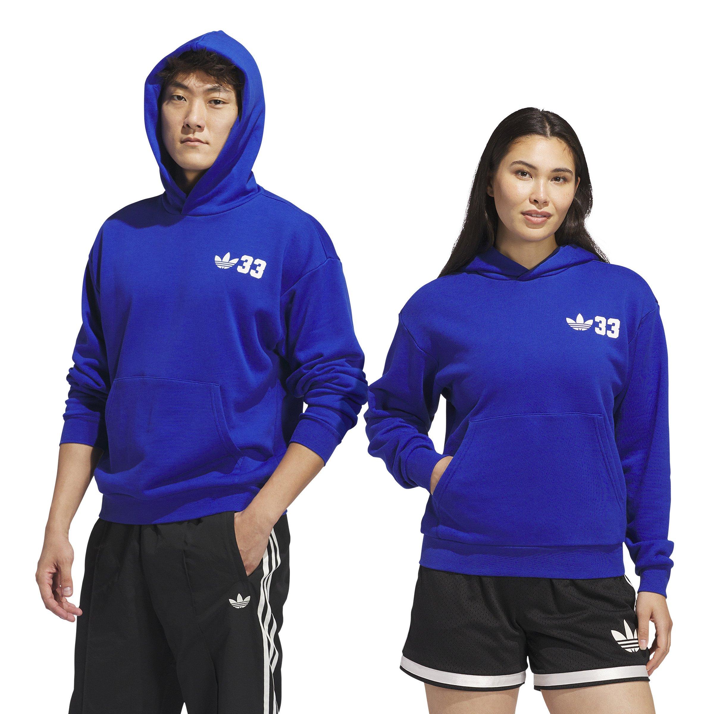 adidas Men's Kareem Accolades Hoodie -Blue - BLUE