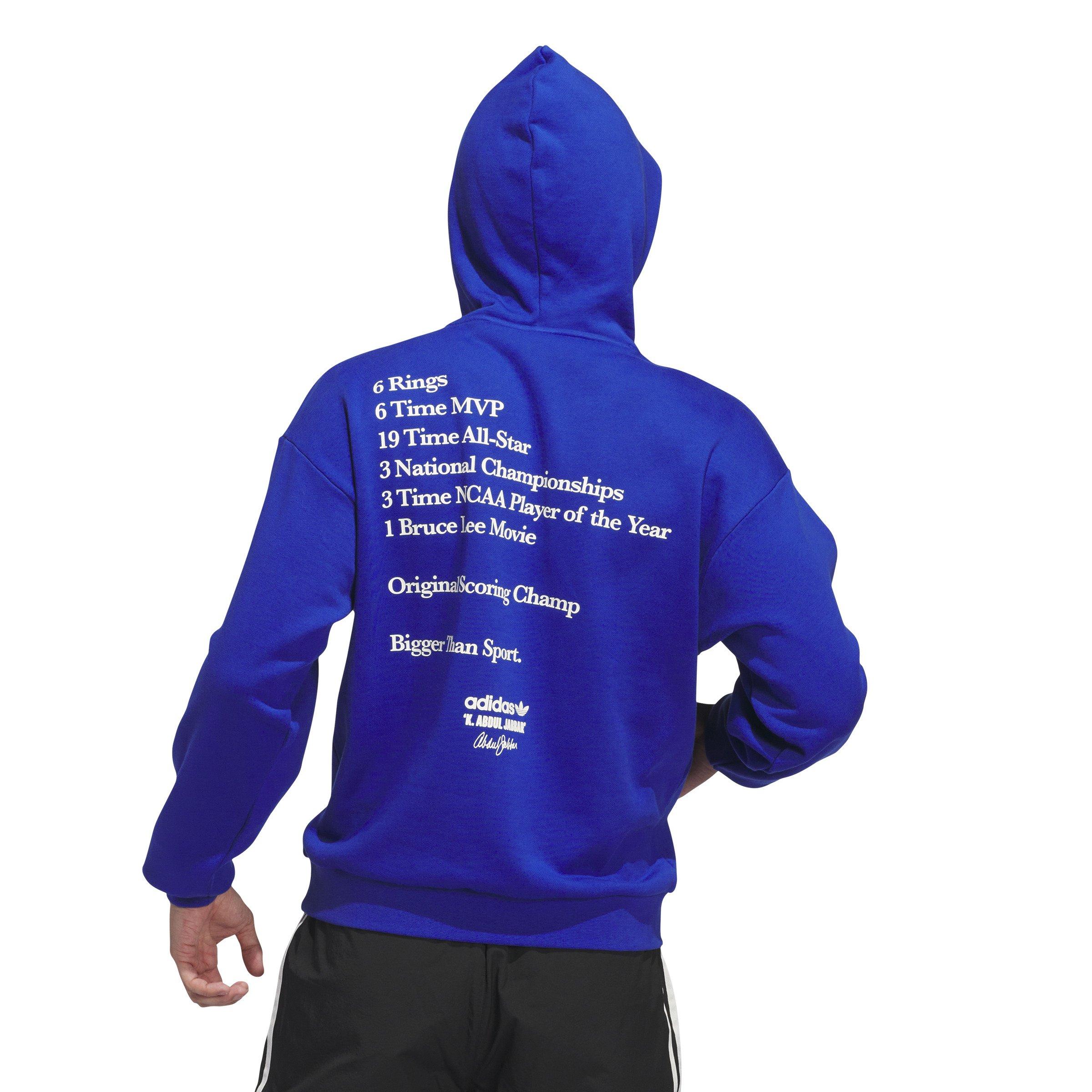 adidas Kareem Accolades Men's Blue Hoodie