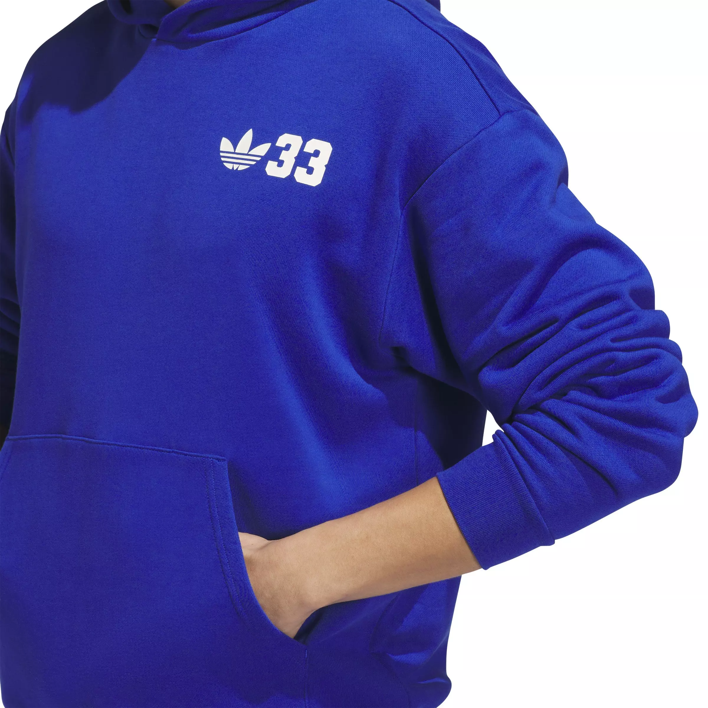 adidas Men's Kareem Accolades Hoodie -Blue - BLUE