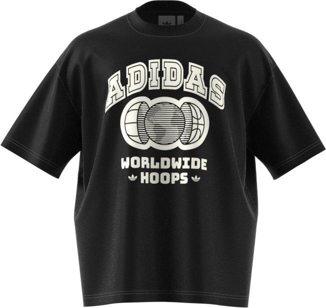 adidas Men's Worldwide Hoops Collegiate T-Shirt-Black - BLACK Thumbnail View 1