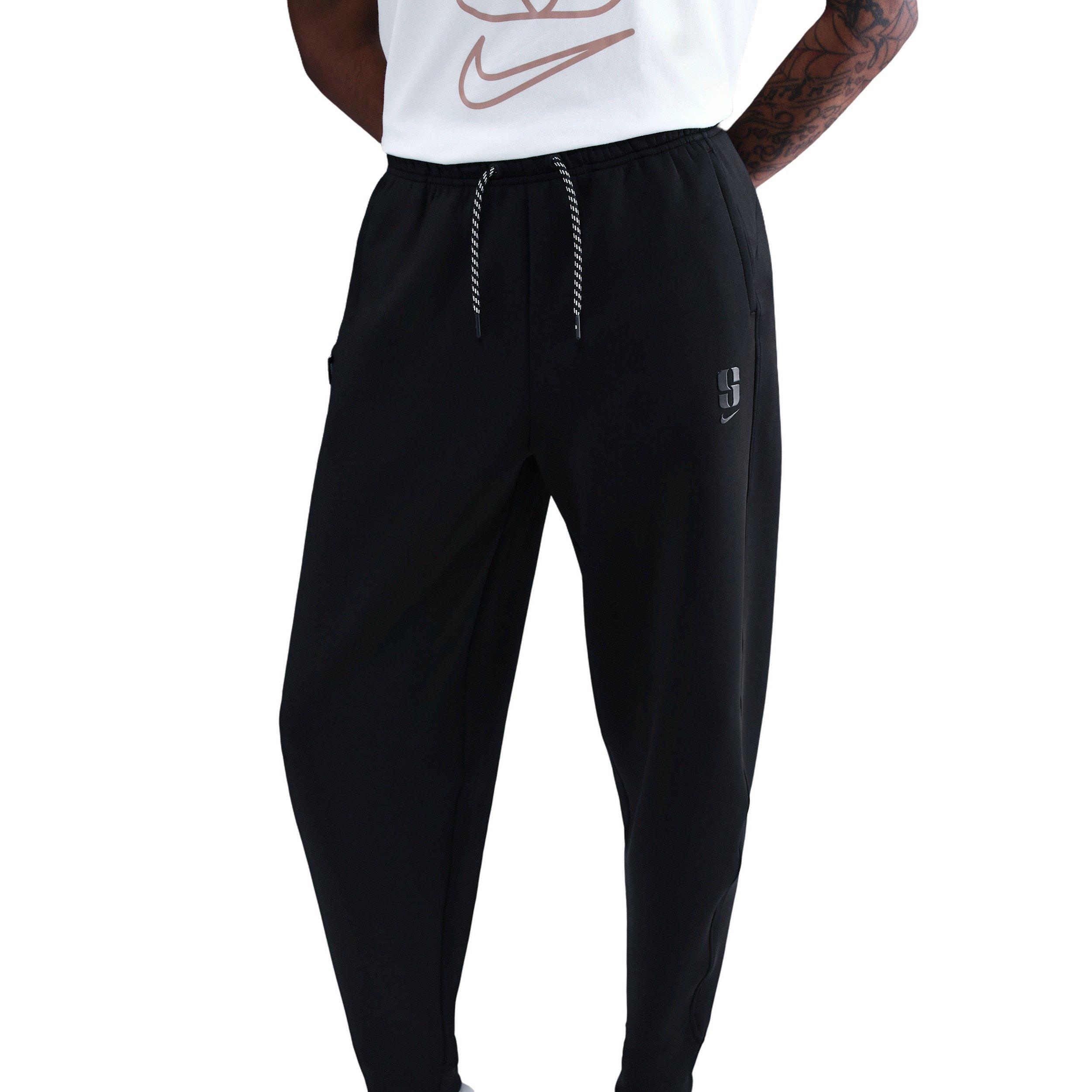 Nike Unisex Sabrina Dri-FIT Loose Basketball Pants - Black - BLACK Thumbnail View 3