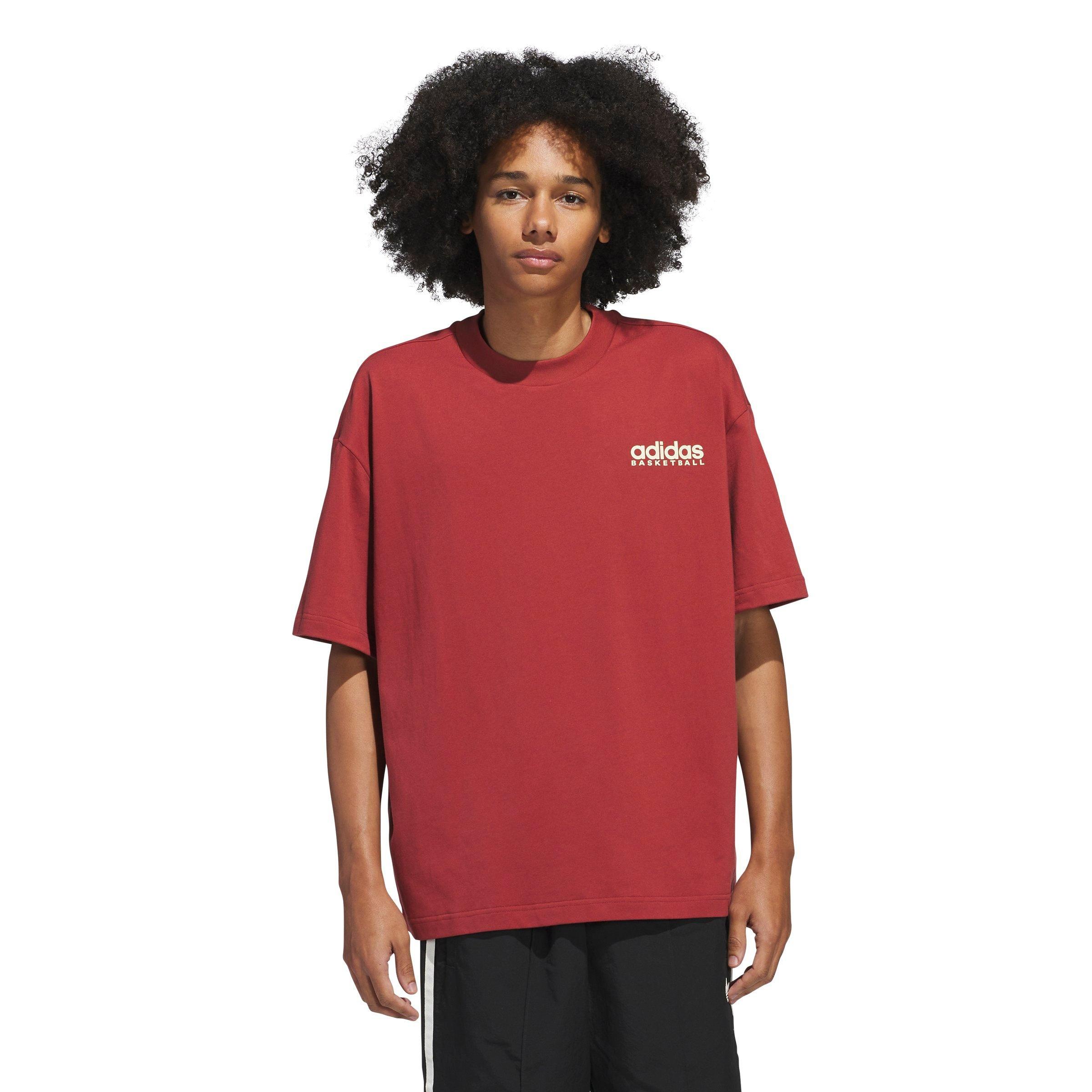 adidas Men's Sport Design Studio Players Graphic T-Shirt-Red - RED Thumbnail View 1