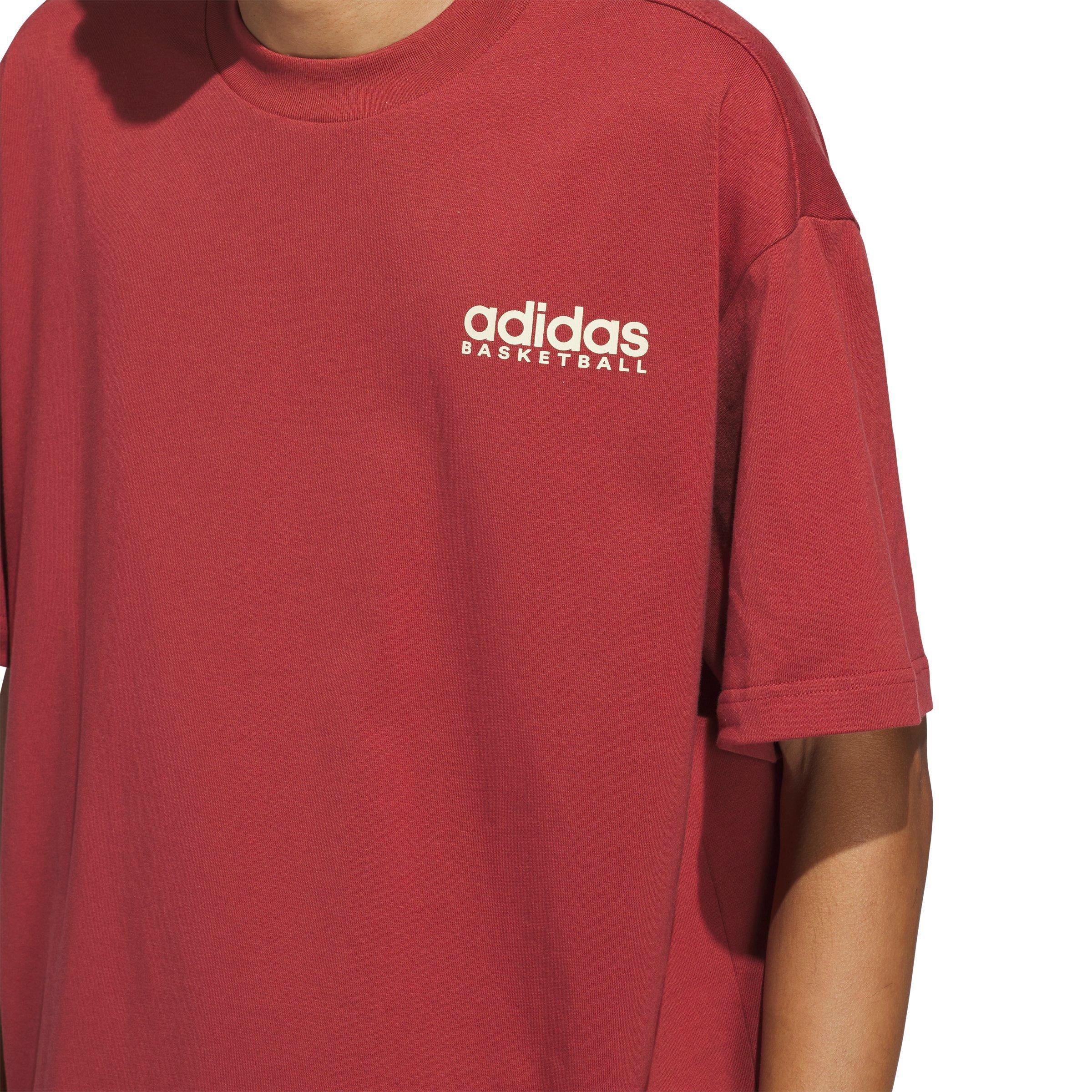 adidas Men's Sport Design Studio Players Graphic T-Shirt-Red - RED Thumbnail View 3