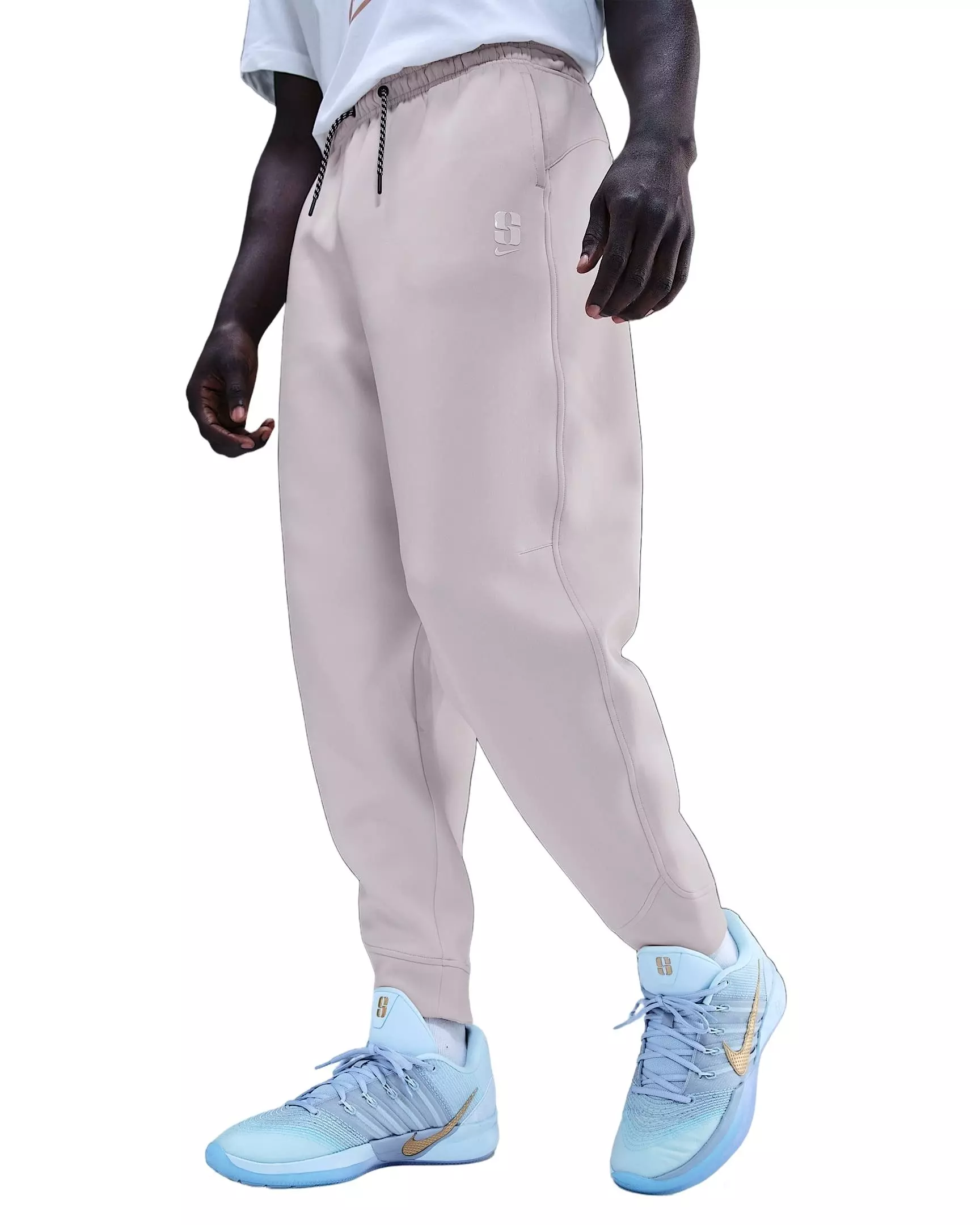 Nike Unisex Sabrina Dri-FIT Loose Basketball Pants - Light Brown - LIGHT BROWN