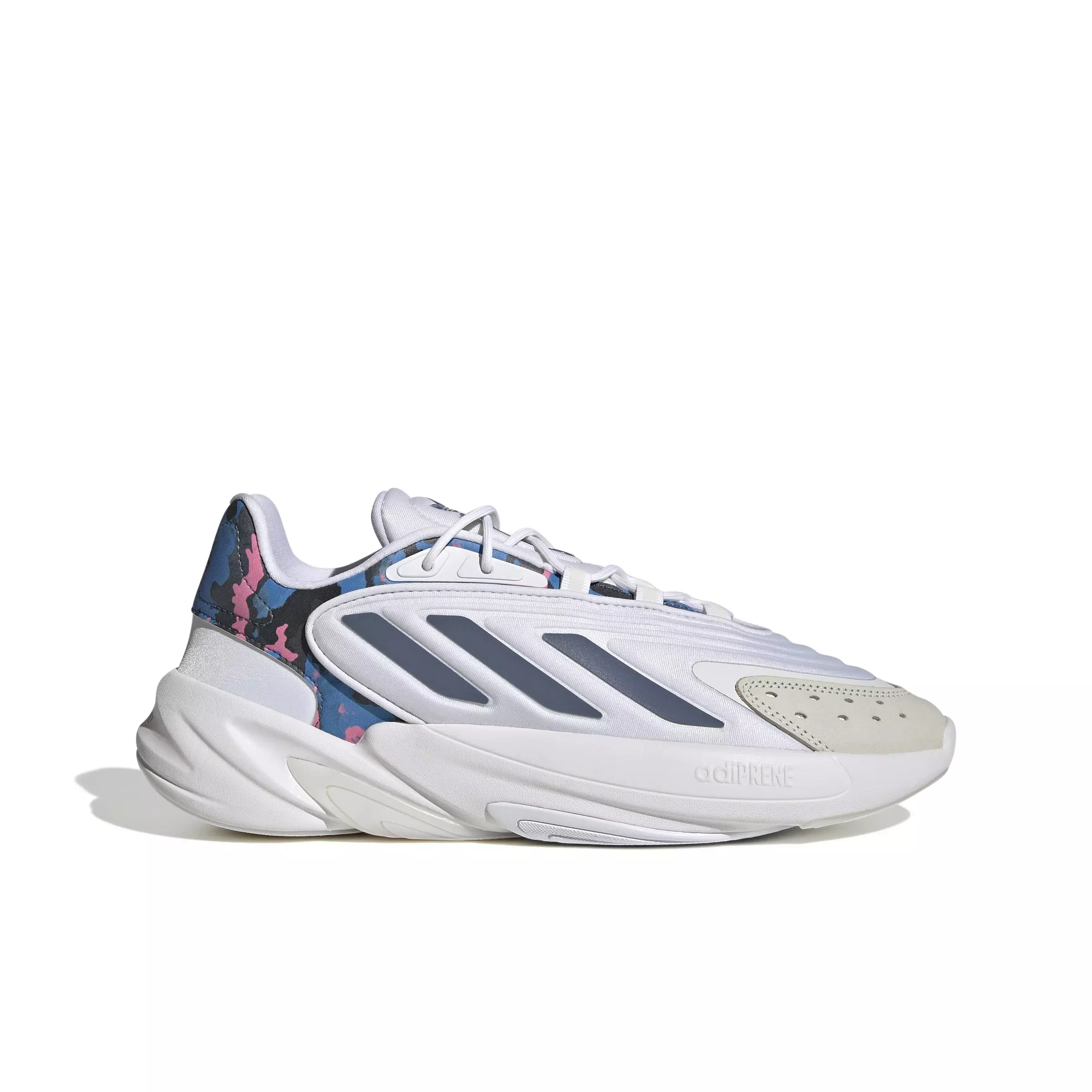 adidas Originals OZELIA "Ftwr White/Steel/Ftwr White" Grade School Boys' Shoe - WHITE/STEEL/WHITE