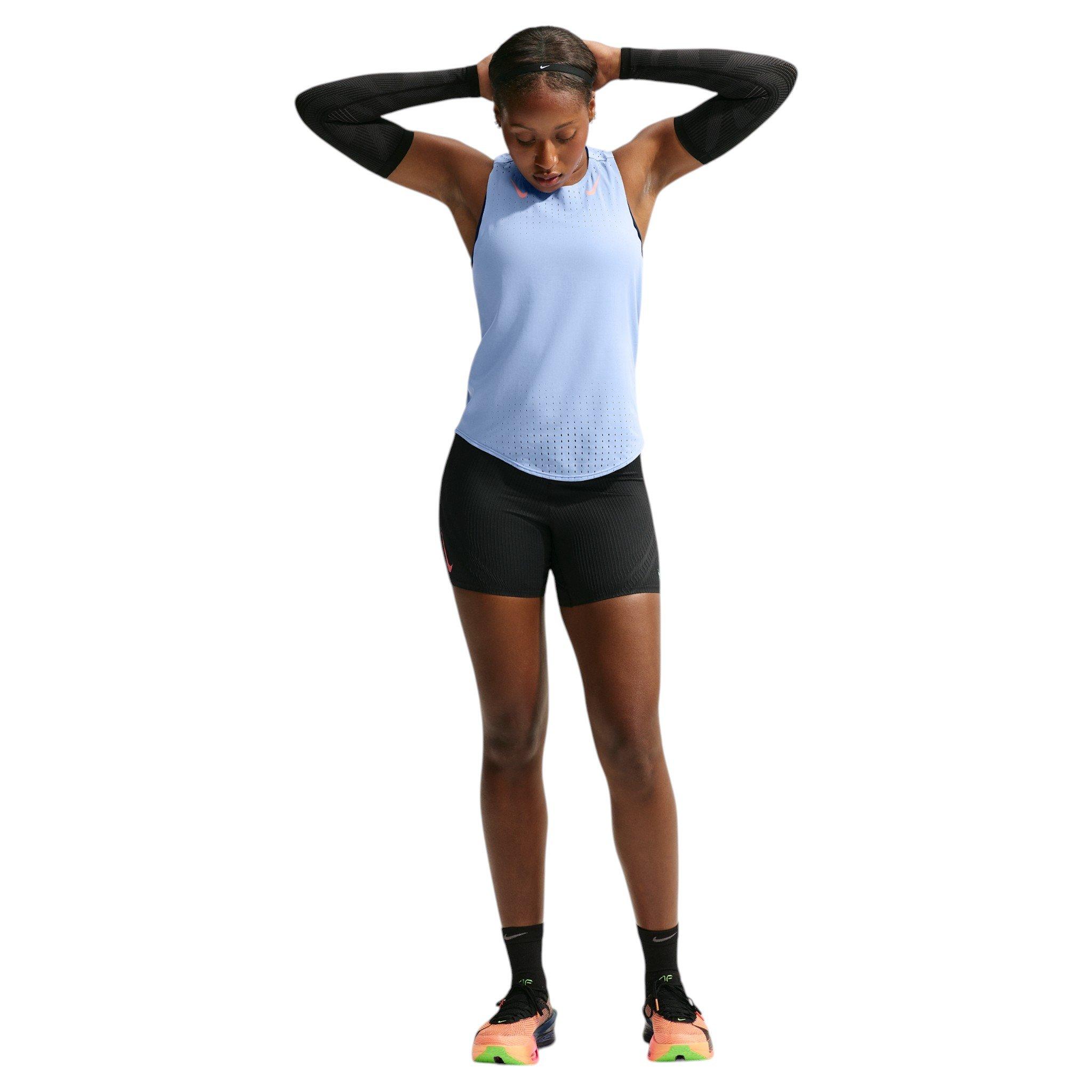 Nike Women's AeroSwift Dri-FIT ADV Running Singlet - Steel Blue - STEEL BLUE