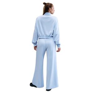 Nike Women's Sportswear Mid-Rise Wide-Leg Track Pants - Blue