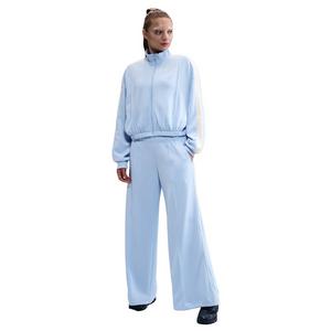 Nike Women's Sportswear Mid-Rise Wide-Leg Track Pants - Blue