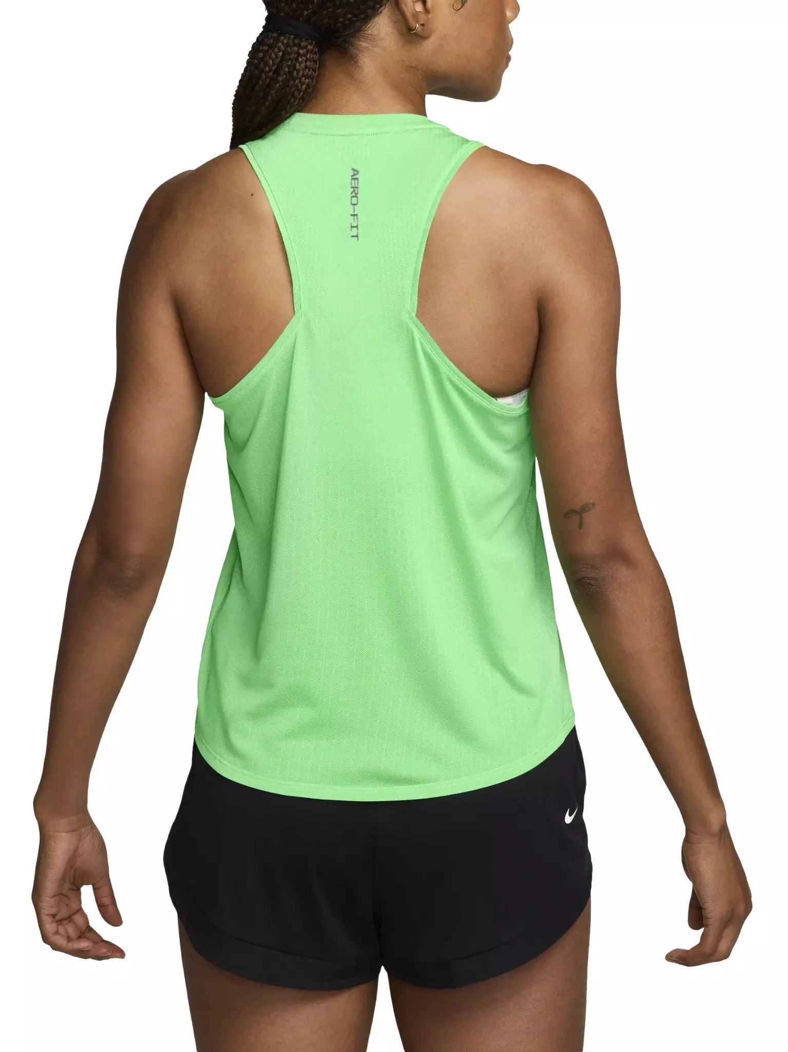 Nike Women's Swift Aero-FIT Running Tank Top - Green - GREEN