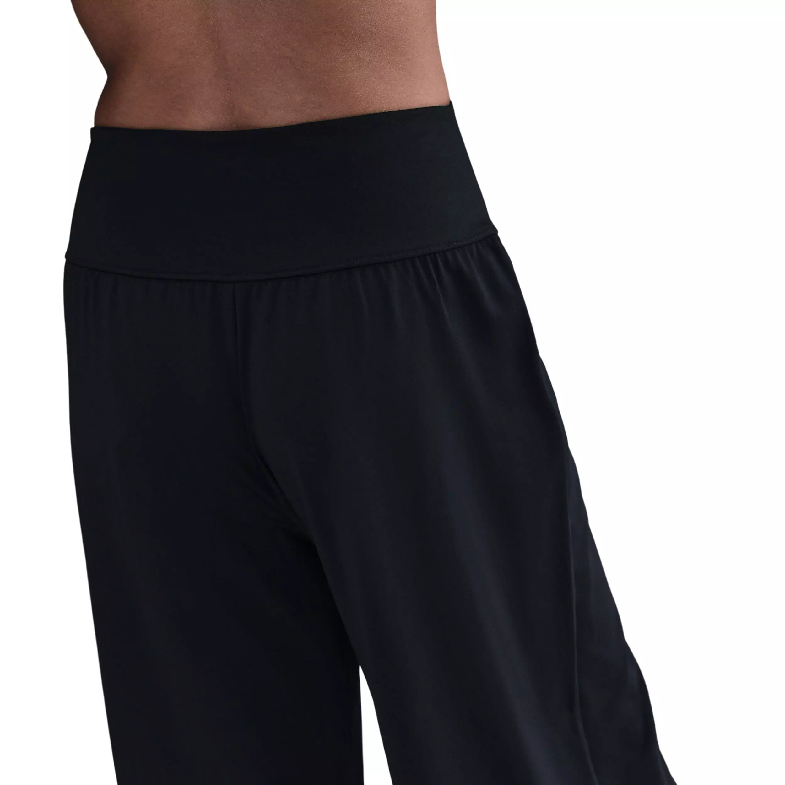 Nike Women's One Relaxed Dri-FIT High-Waisted Pants - Black - BLACK