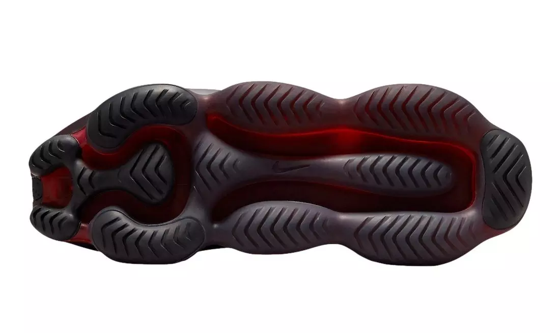 Nike Air Max Scorpion Flyknit "Black/Black/University Red/University Red" Men's Shoe - BLACK/BLACK/RED/RED