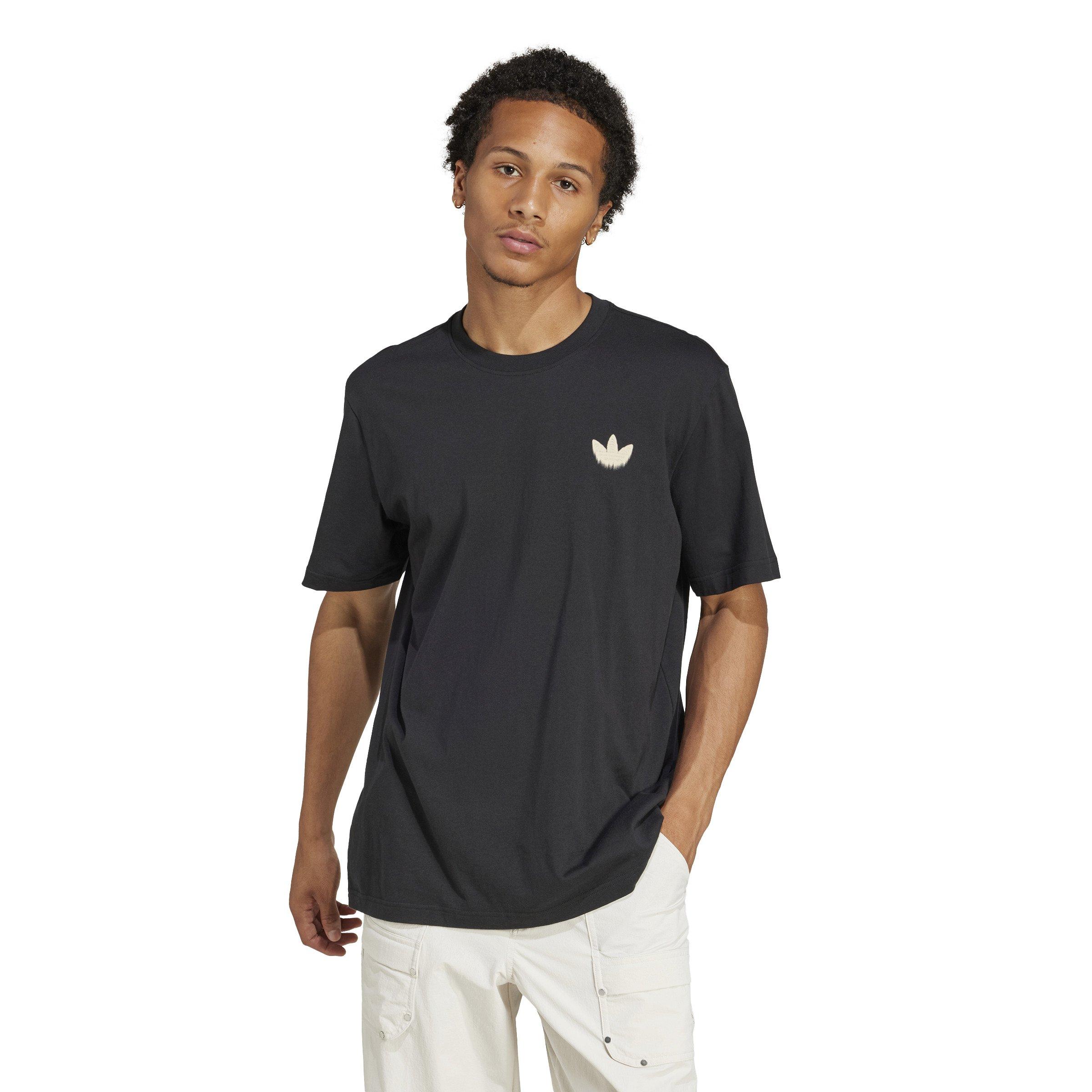 adidas Originals Men's Skeleton Back Tee-Black - BLACK Thumbnail View 1