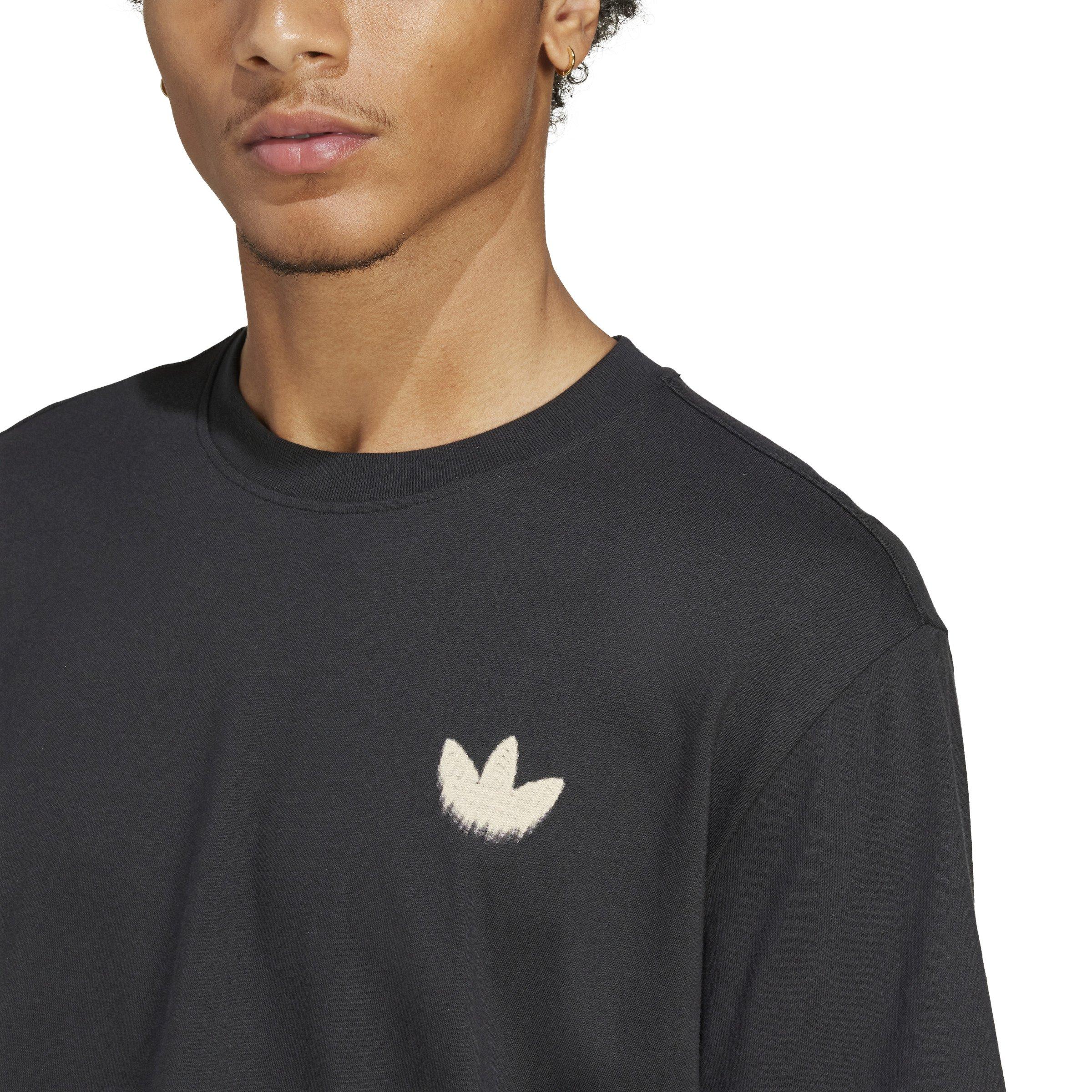 adidas Originals Men's Skeleton Back Tee-Black - BLACK Thumbnail View 3