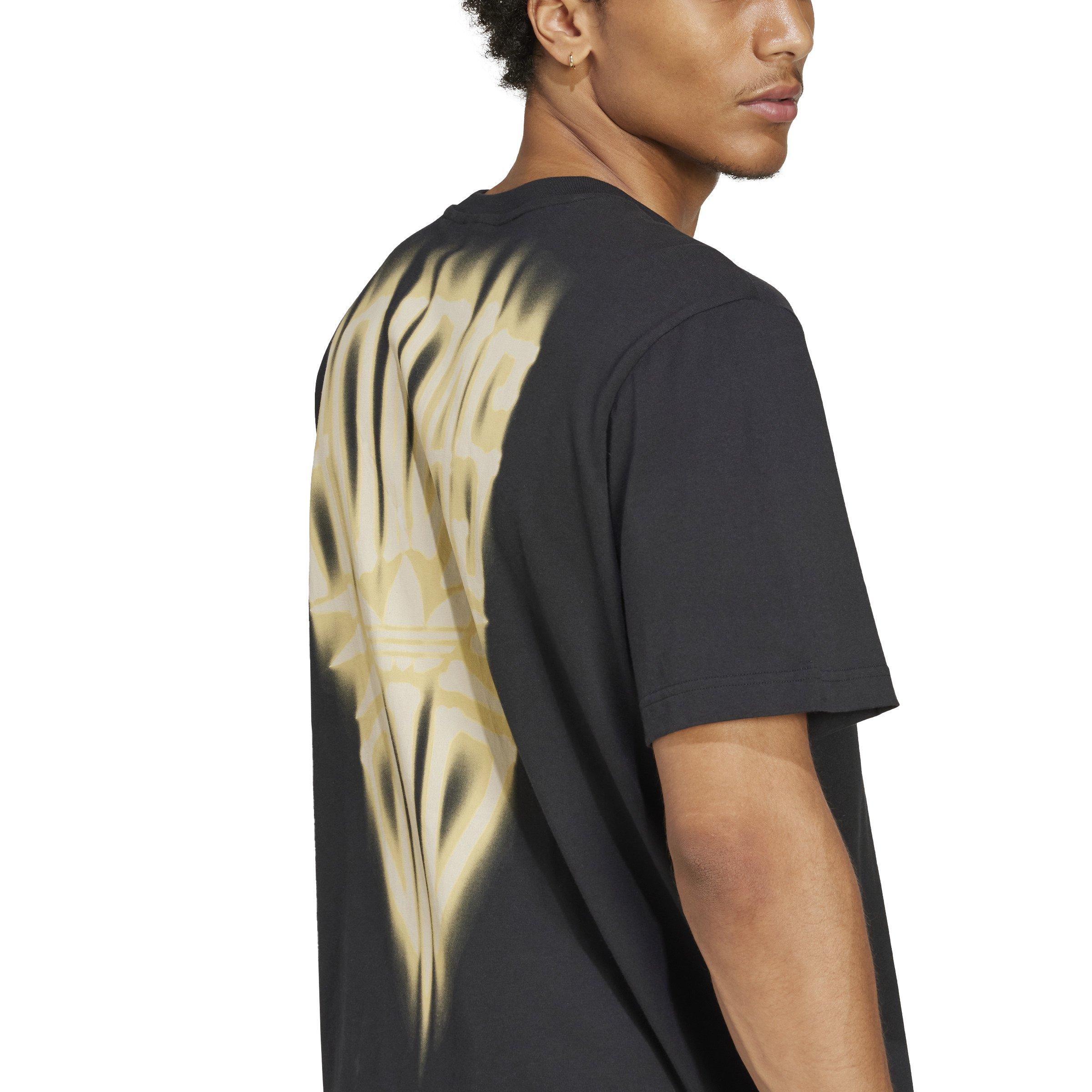 adidas Originals Men's Skeleton Back Tee-Black - BLACK Thumbnail View 4