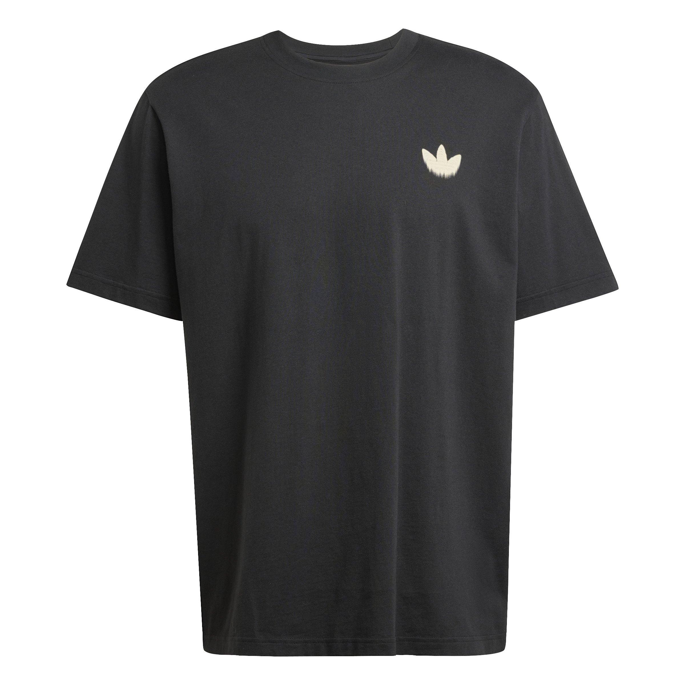 adidas Originals Men's Skeleton Back Tee-Black - BLACK Thumbnail View 6