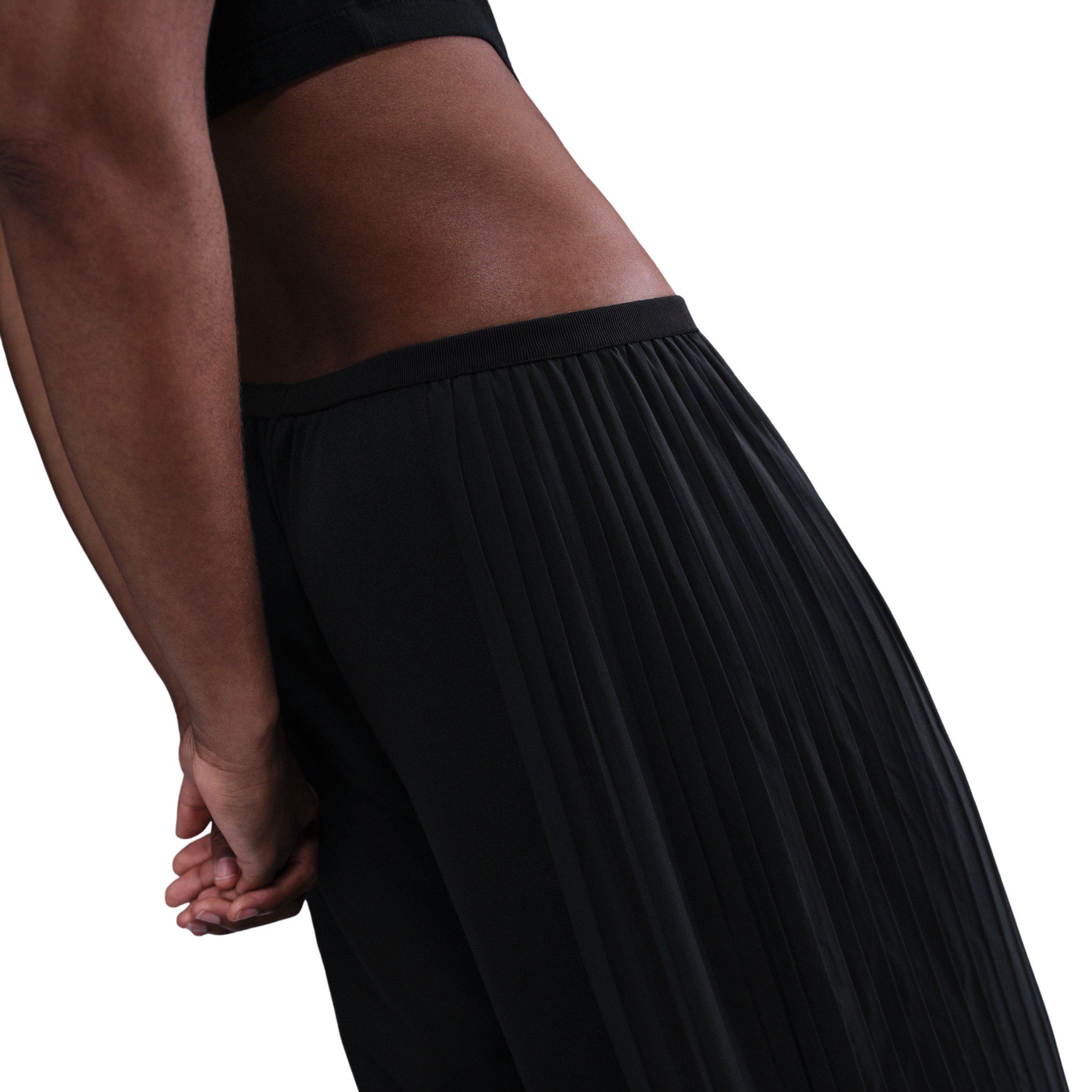 Nike Women's Sportswear Pleated Trousers - Black - BLACK Thumbnail View 4