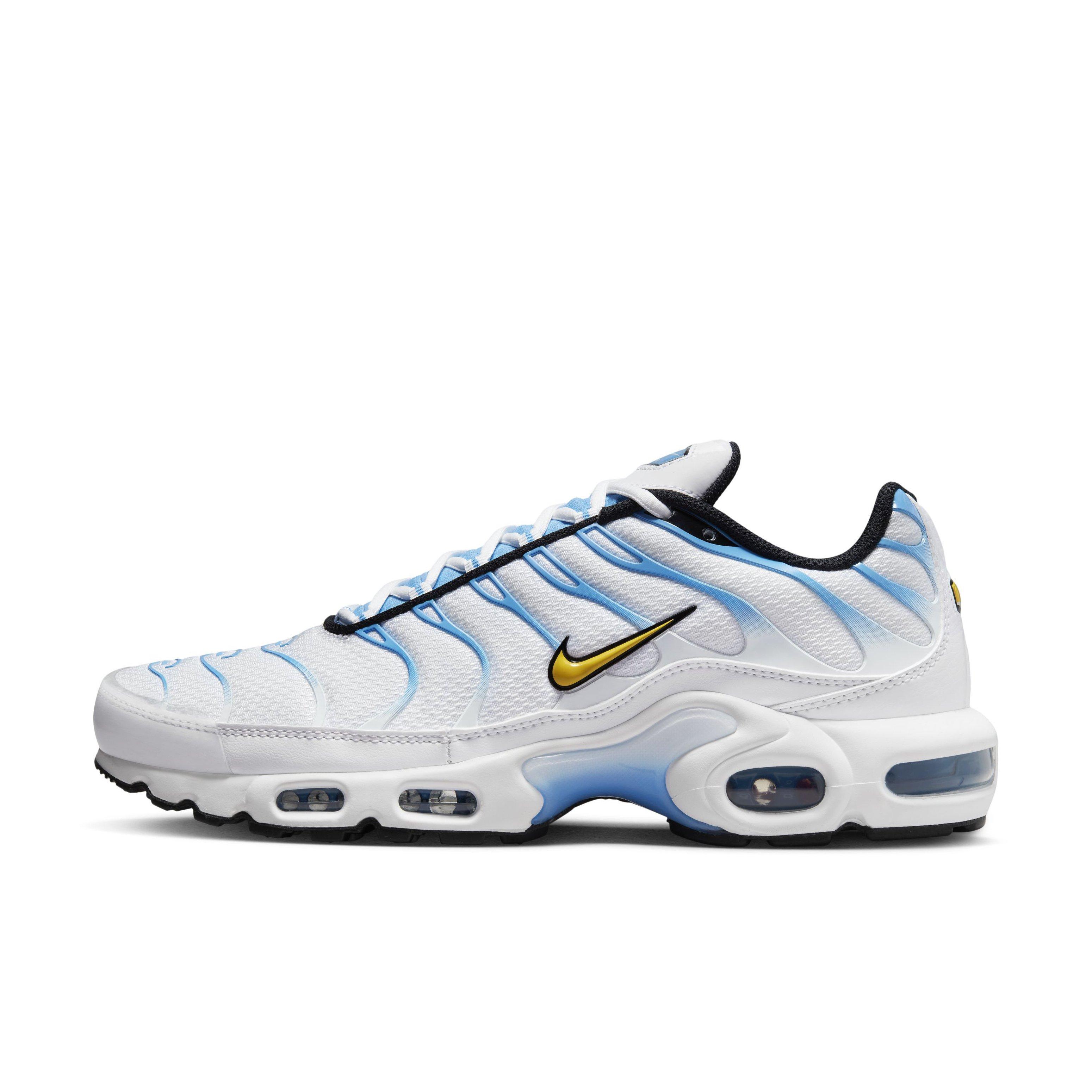 Nike Air Max Plus "White/University Blue/Black/University Gold" Men's Shoe - WHITE/BLUE/BLACK/GOLD Thumbnail View 2