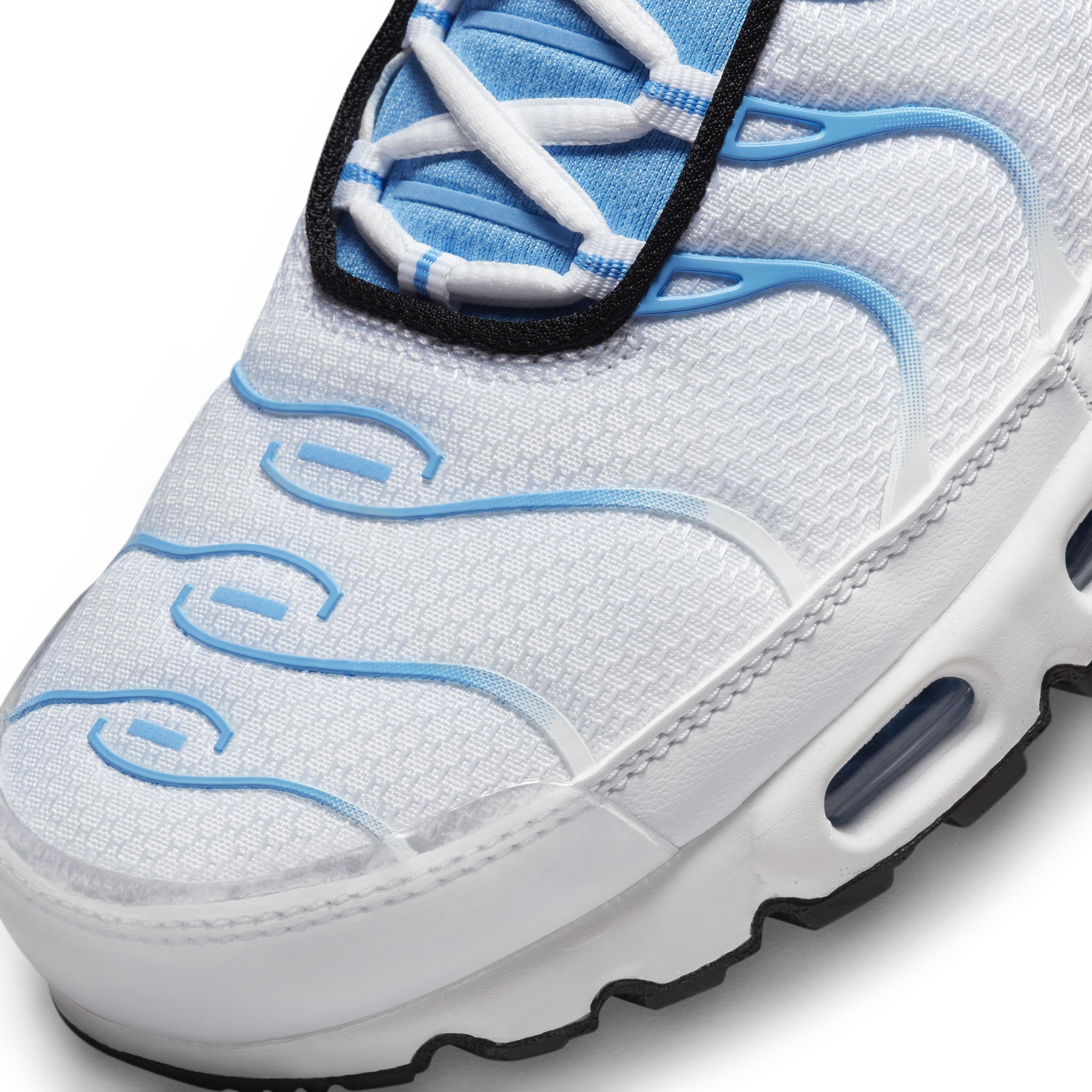 Nike Air Max Plus "White/University Blue/Black/University Gold" Men's Shoe - WHITE/BLUE/BLACK/GOLD Thumbnail View 7