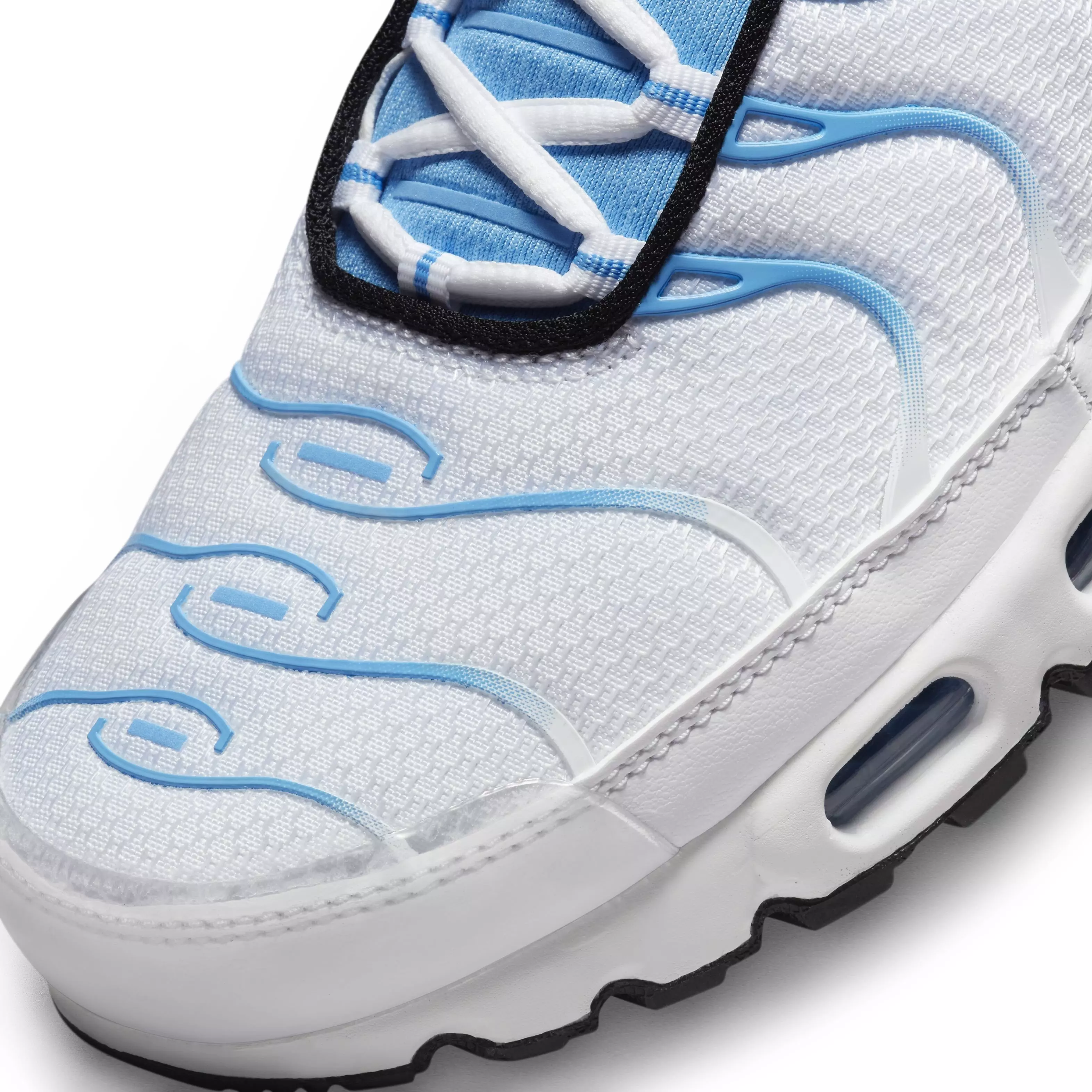Nike Air Max Plus "White/University Blue/Black/University Gold" Men's Shoe - WHITE/BLUE/BLACK/GOLD