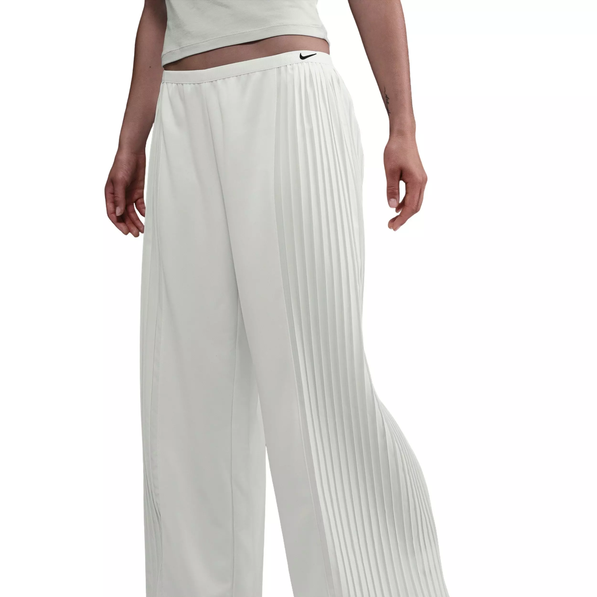 Nike Women's Sportswear Pleated Pants - White - WHITE