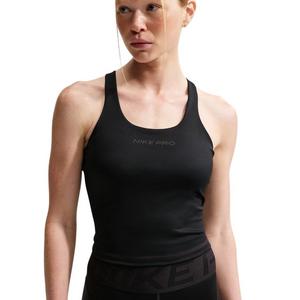 Nike Women's Pro Sculpt Med-Support Padded Sports Bra Tank - Black - BLACK