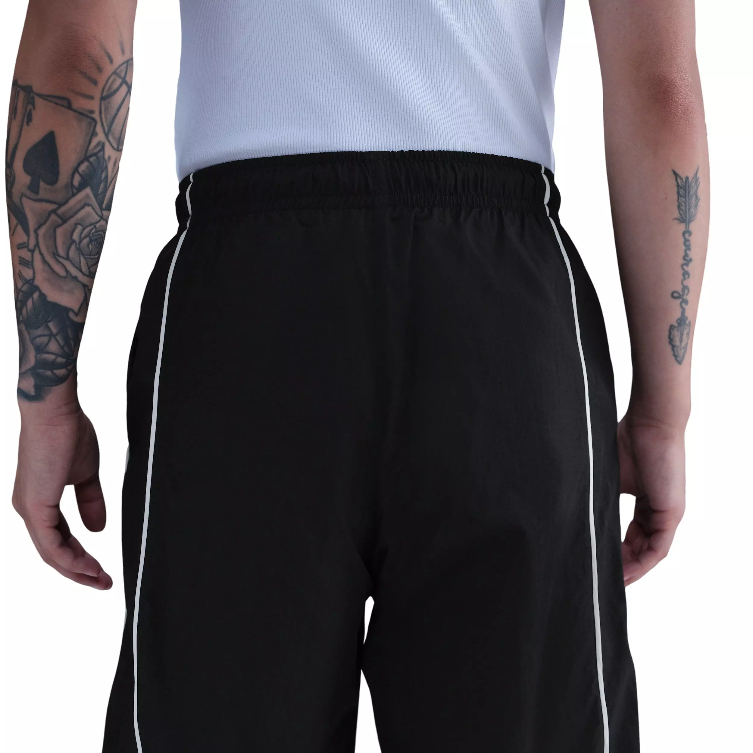 Nike Women's Sportswear Windrunner Woven Pants - Black - BLACK