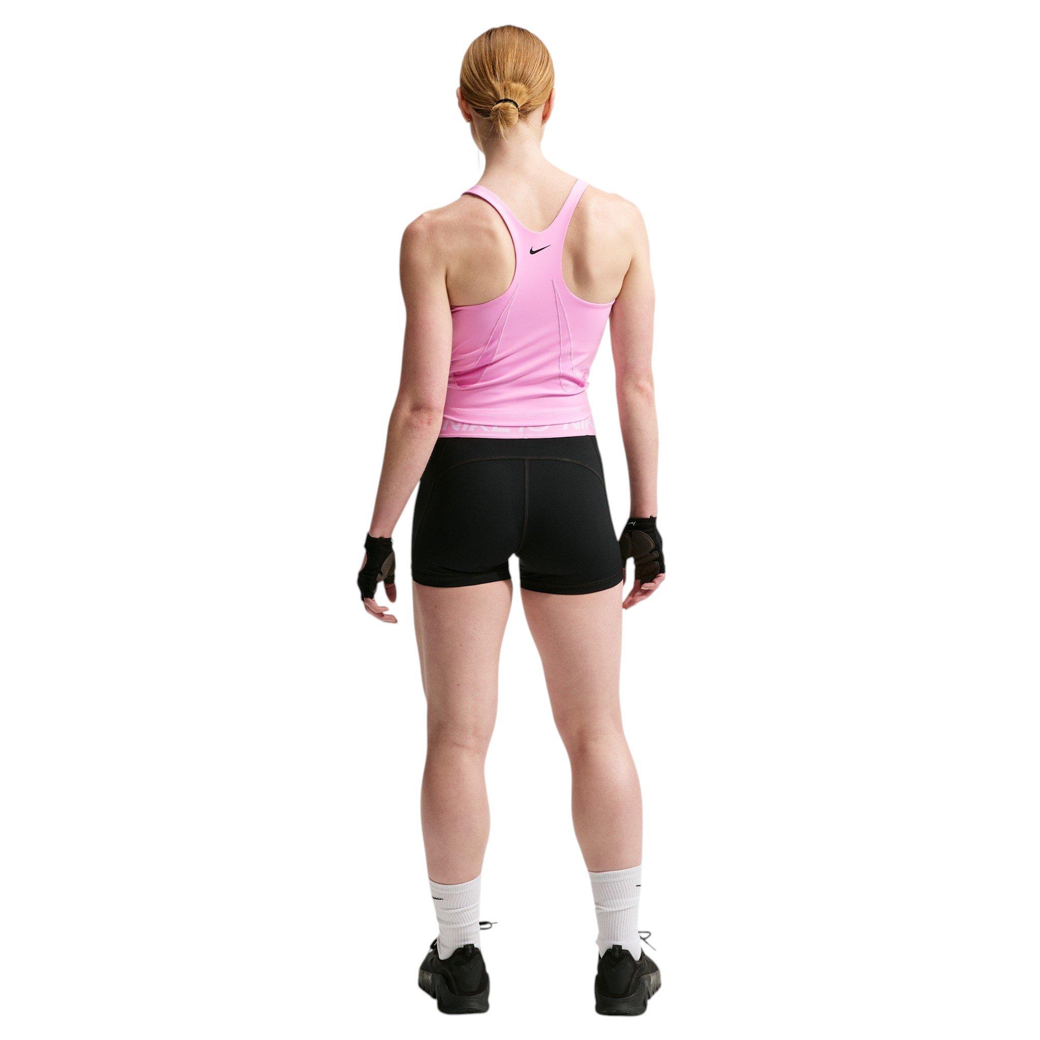 Nike Women's Pro Sculpt Med-Support Padded Sports Bra Tank - Pink - PINK