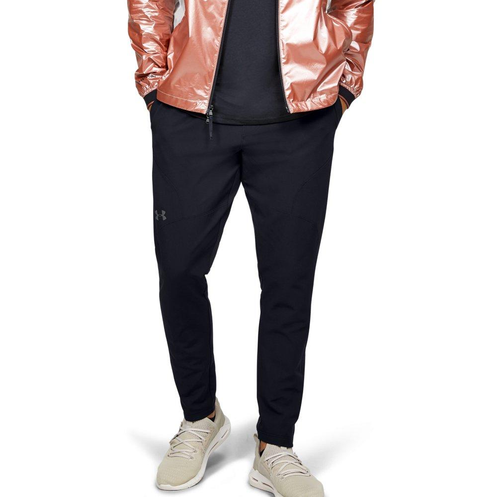 Under Armour Men's UA Unstoppable Tapered Pants - Grey/Black - BLACK/GREY Thumbnail View 2