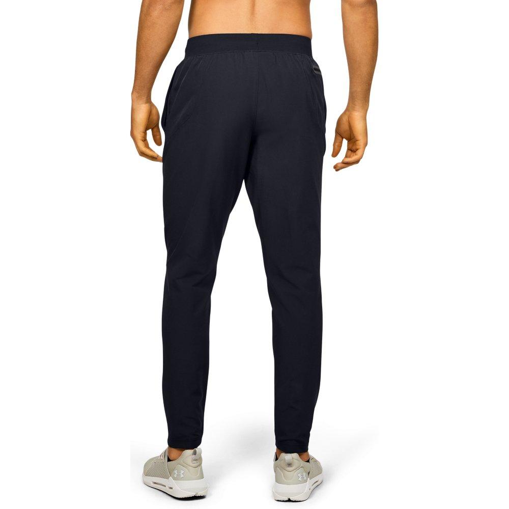 Under Armour Men's UA Unstoppable Tapered Pants - Grey/Black - BLACK/GREY Thumbnail View 3