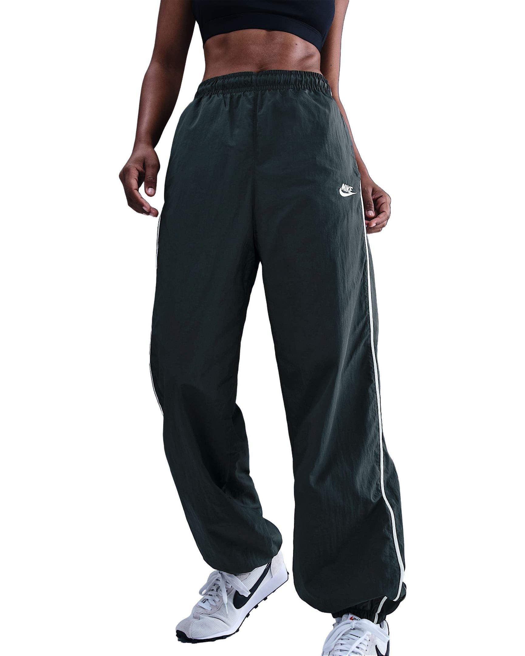 Nike Women's Sportswear Windrunner Woven Pants - Green - GREEN Thumbnail View 3