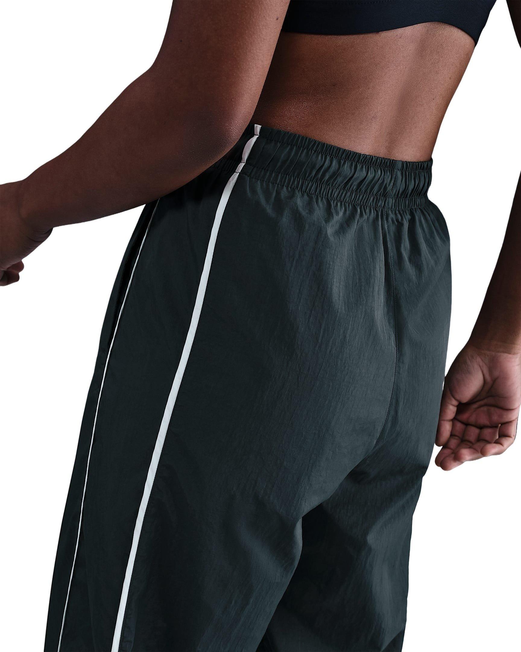 Nike Women's Sportswear Windrunner Woven Pants - Green - GREEN Thumbnail View 4