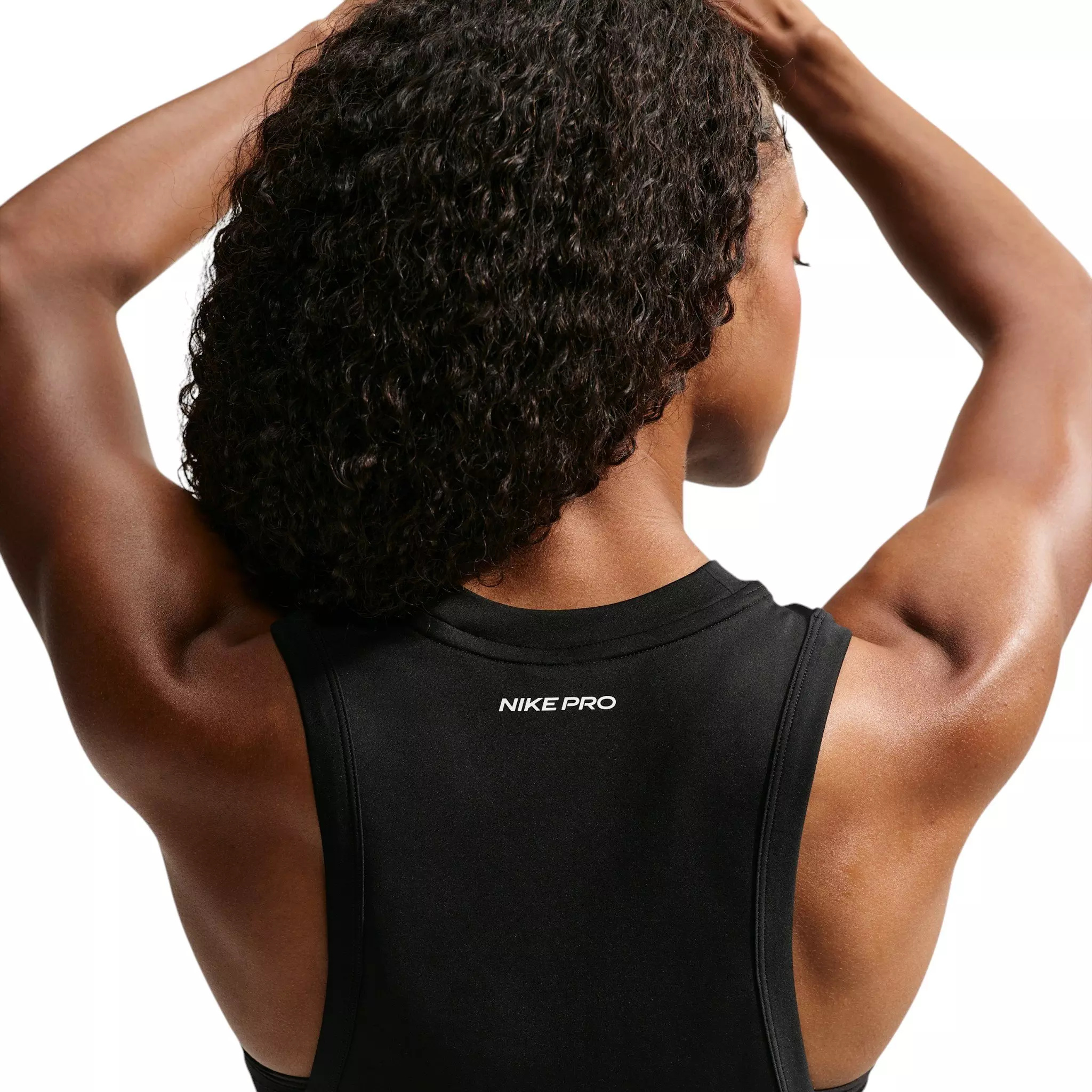 Nike Women's Pro Dri-FIT Tank Top - Black - BLACK