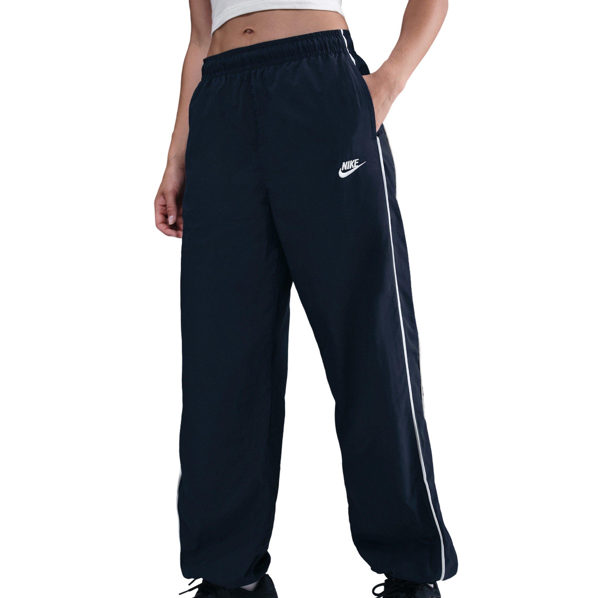 Nike Women's Sportswear Windrunner Woven Pants - Blue - BLUE Thumbnail View 3