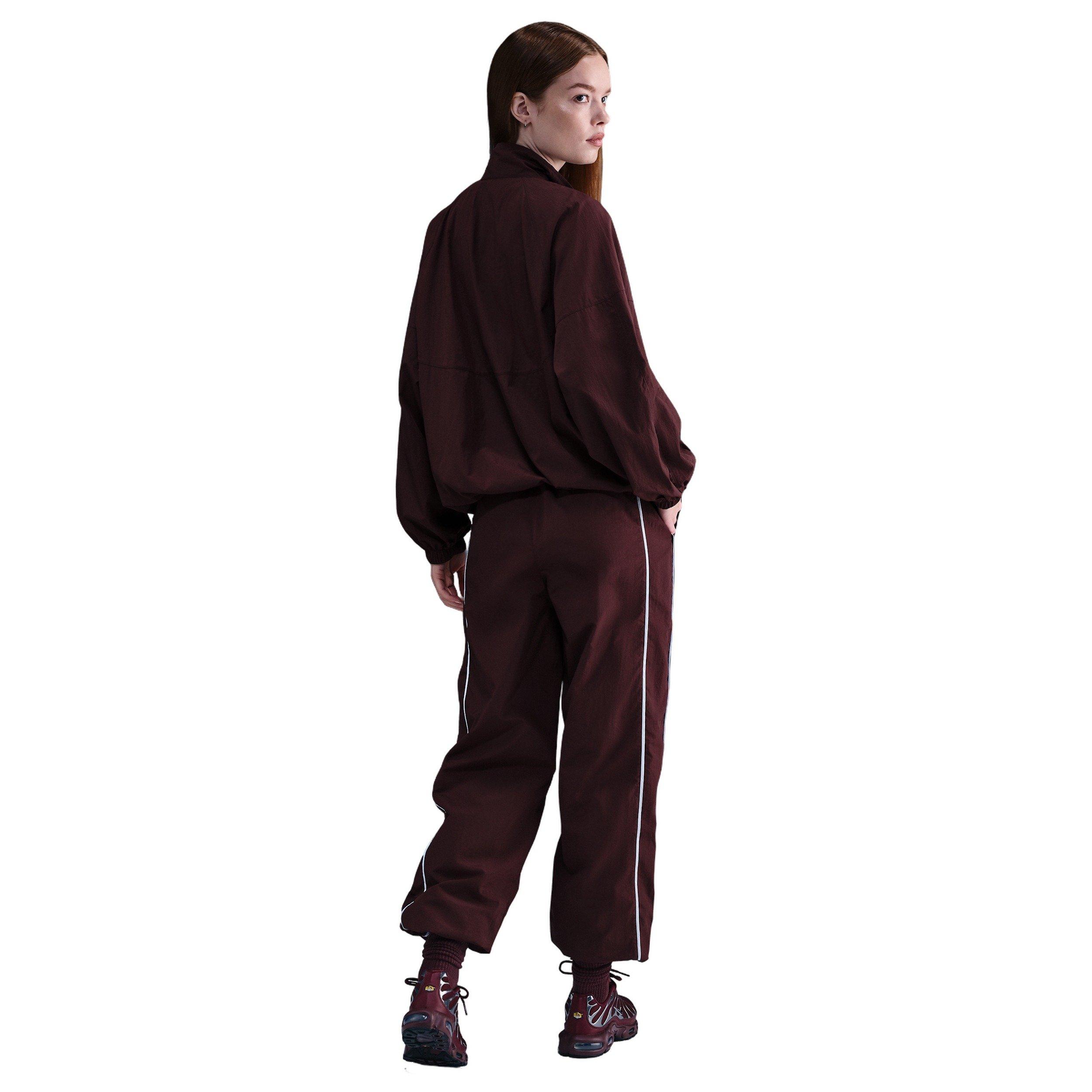 Nike Women's Sportswear Windrunner Woven Pants - Red - RED Thumbnail View 2