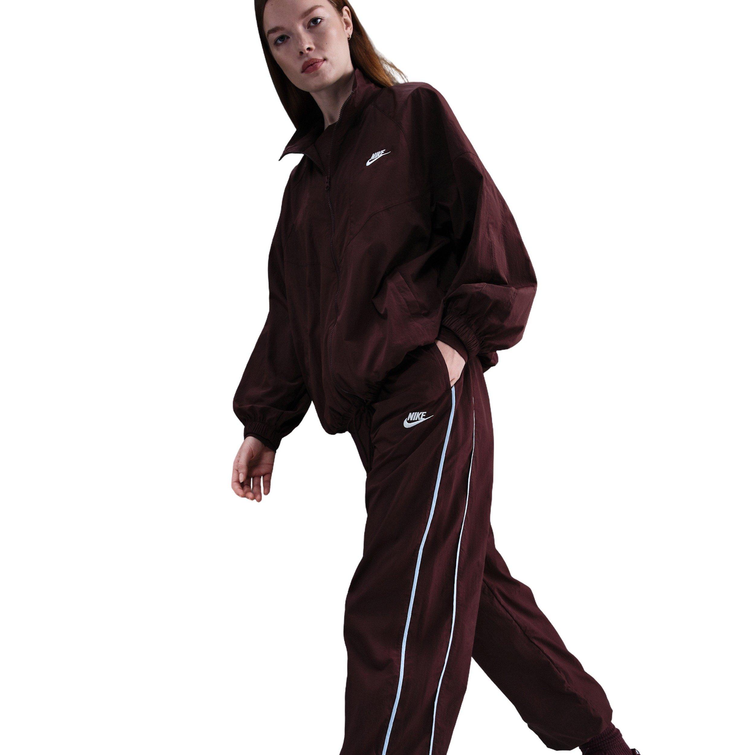 Nike Women's Sportswear Windrunner Woven Pants - Red - RED Thumbnail View 5