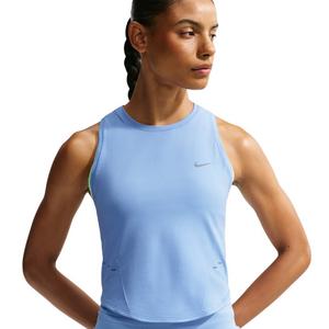 Nike Women's Swift Dri-FIT Seamless Running Tank Top - Blue - BLUE