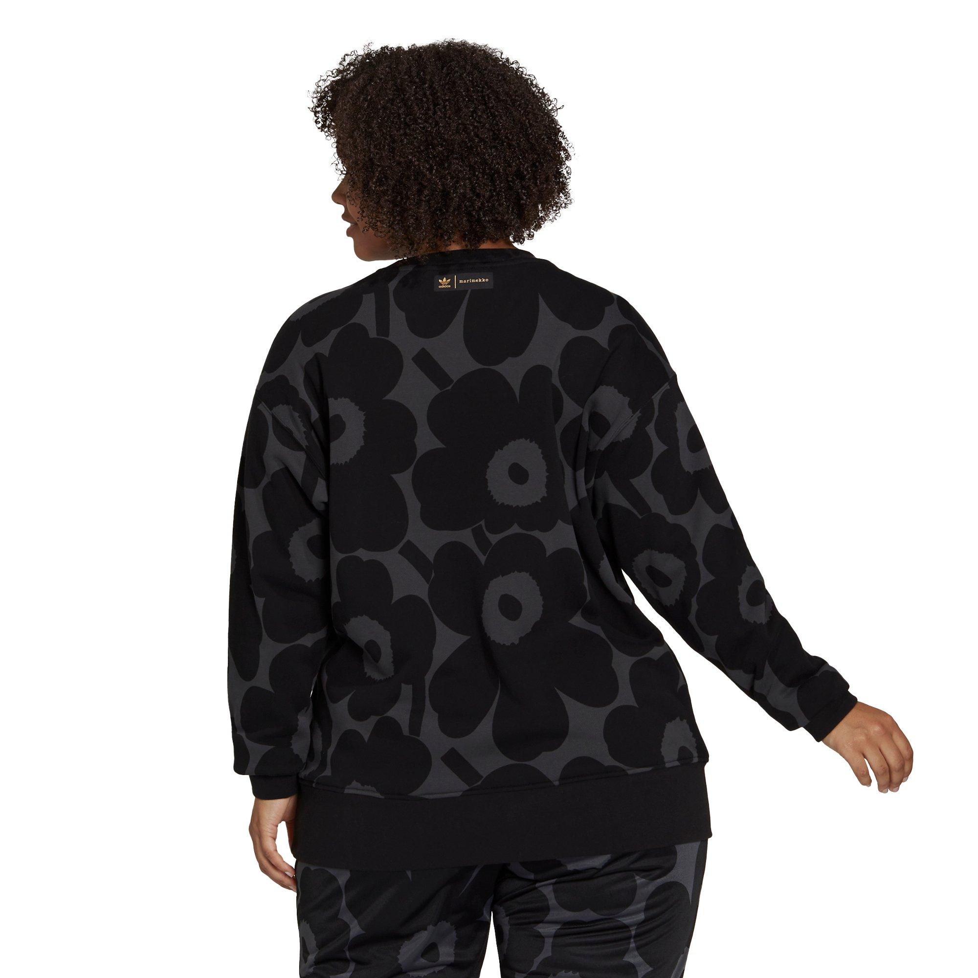 marimekko sweater with golden trefoil print