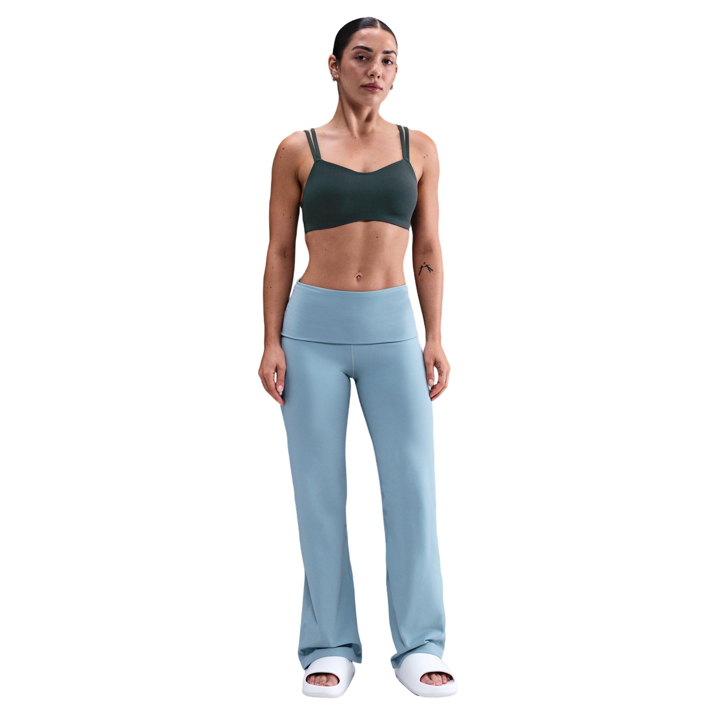 Nike Women's Zenvy Strappy Light-Support Padded Sports Bra - Seaweed - SEAWEED Thumbnail View 4