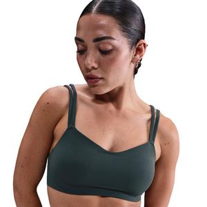 Nike Women's Zenvy Strappy Light-Support Padded Sports Bra - Green