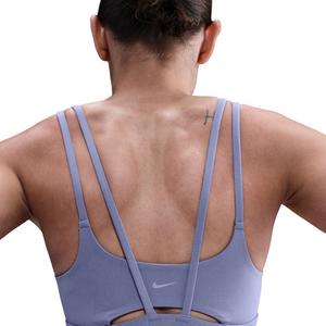 Nike Women's Zenvy Strappy Light-Support Padded Sports Bra - Blue