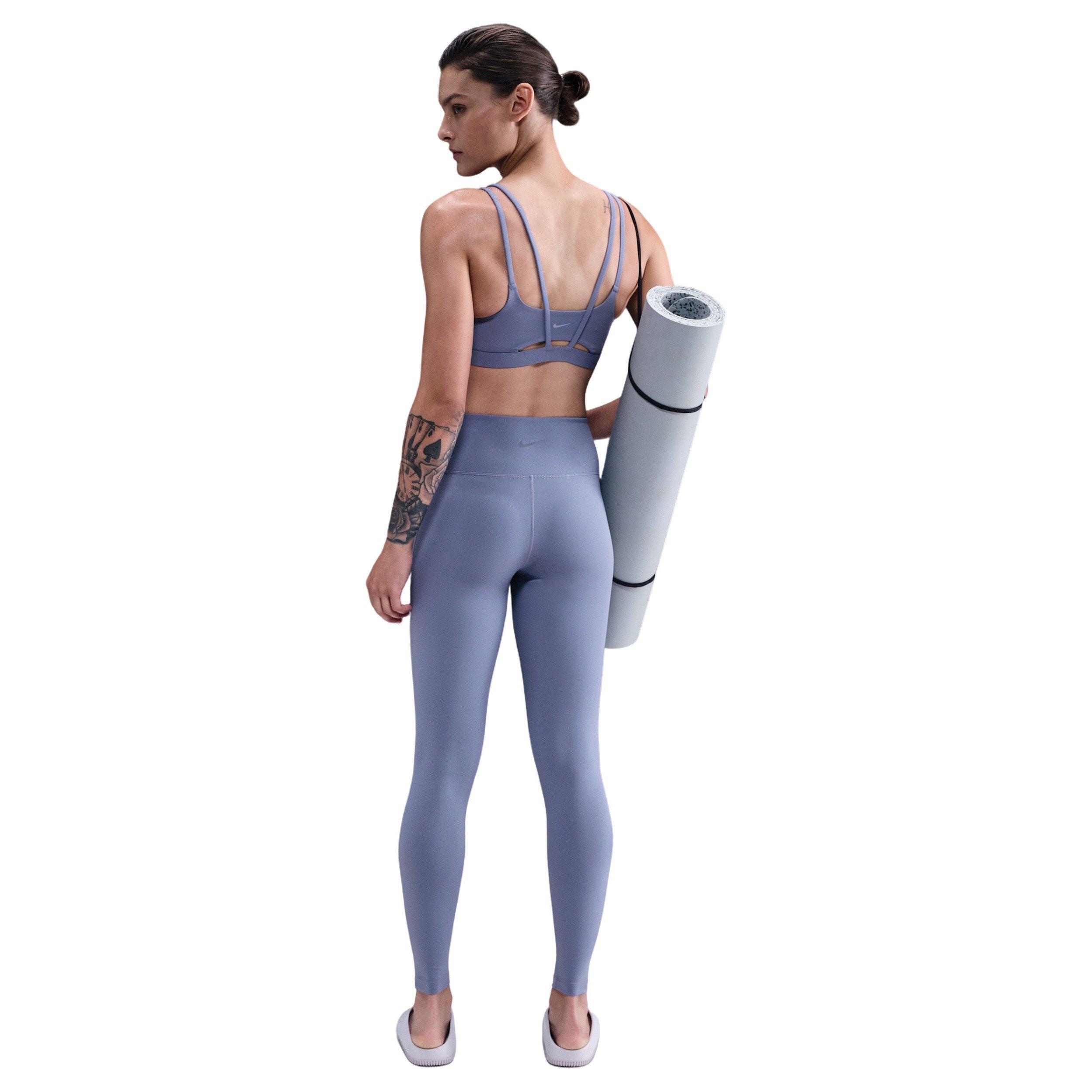 Nike Women's Zenvy Strappy Light-Support Padded Sports Bra - Blue - BLUE Thumbnail View 5