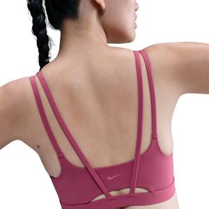 Nike Women's Zenvy Strappy Light-Support Padded Sports Bra - Pink
