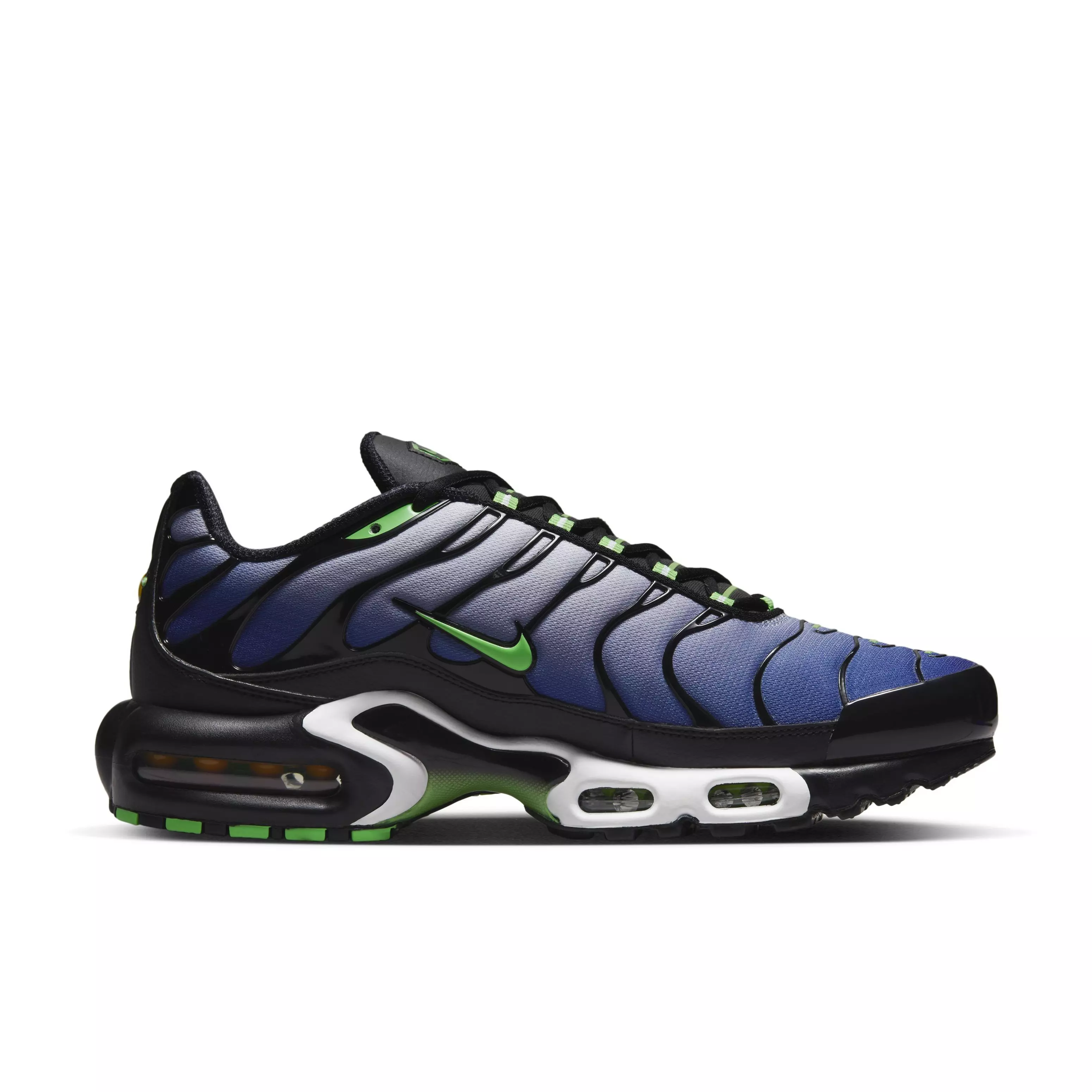 Nike Air Max Plus IFP "Black/White/Deep Royal/Scream Green" Men's Shoe - BLACK/WHITE/ROYAL/GREEN