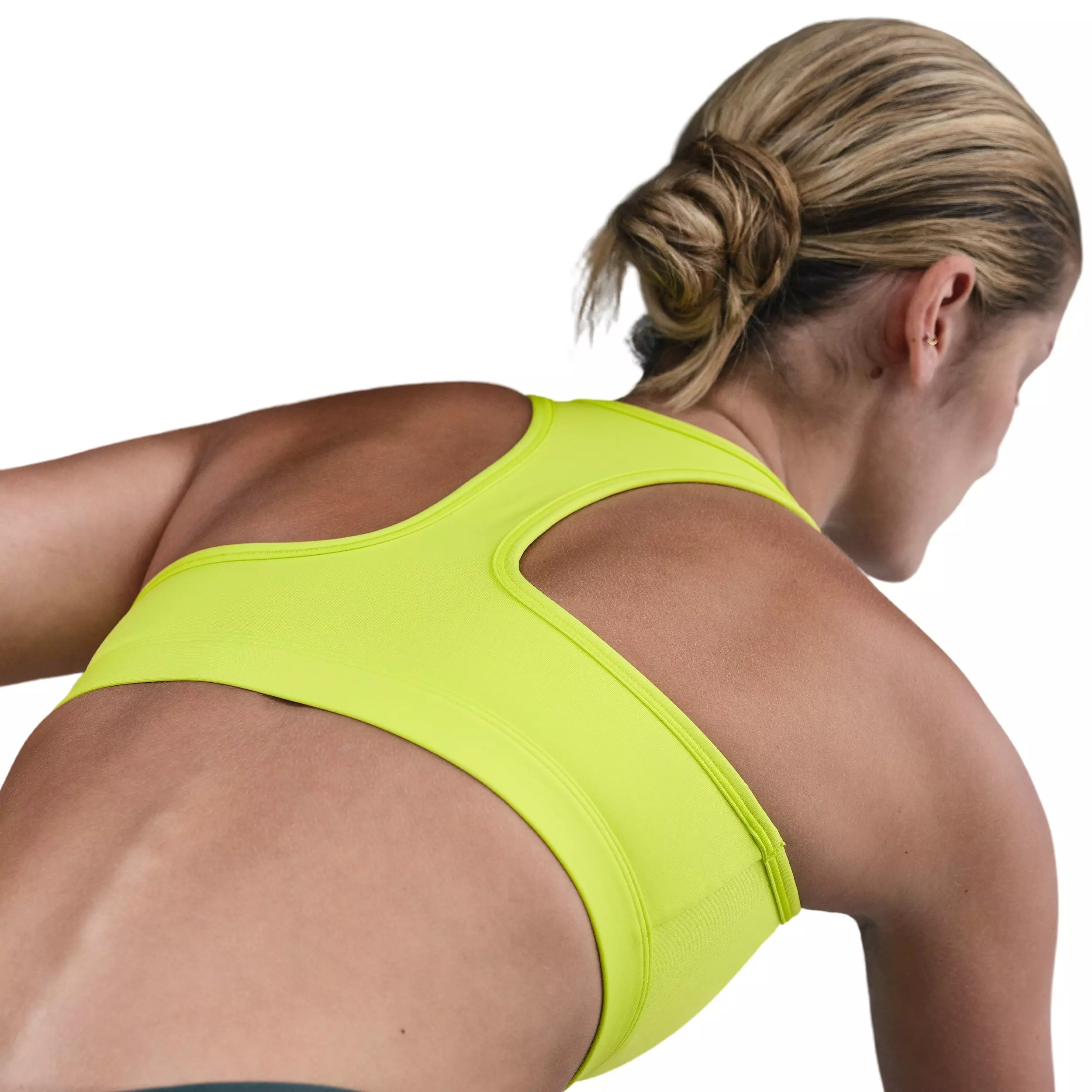 Nike Women's Swoosh Medium Support Padded Sports Bra - Neon - NEON