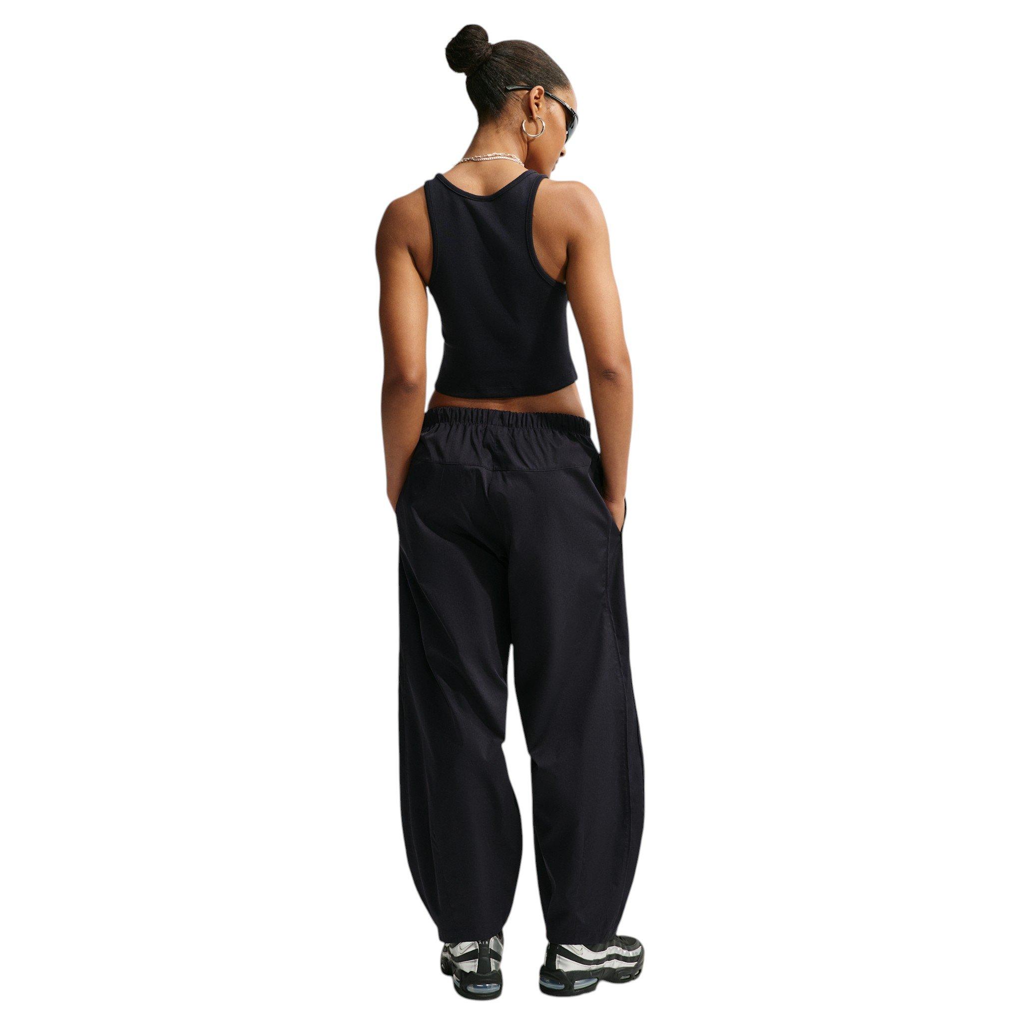 Nike Women's Sportswear Tight Cropped Tank Top - Black/White - BLACK/WHITE
