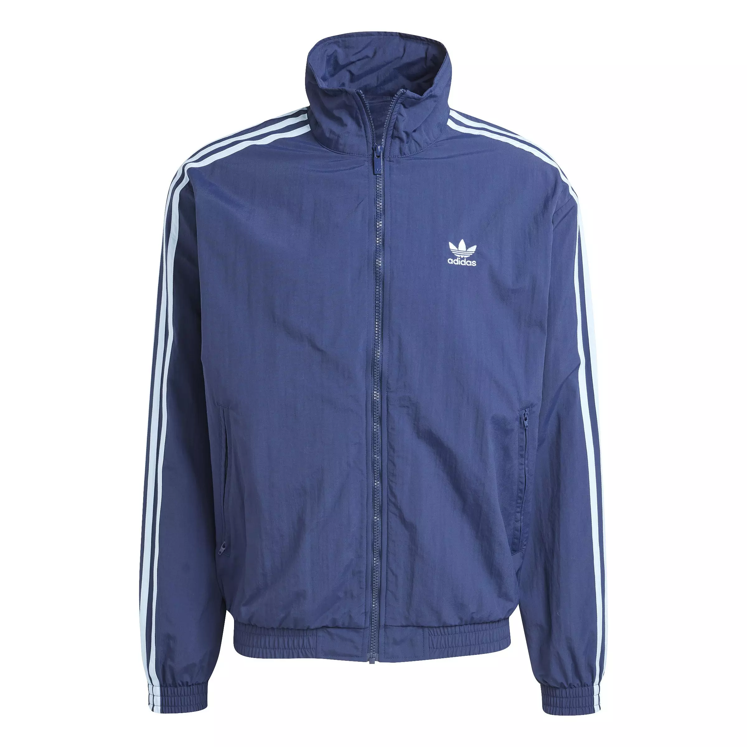 adidas Originals Men's Adicolor Woven Firebird Track Top-Blue - BLUE